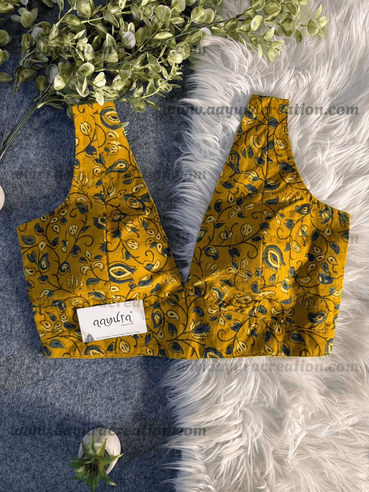 Ajrakh V Neck