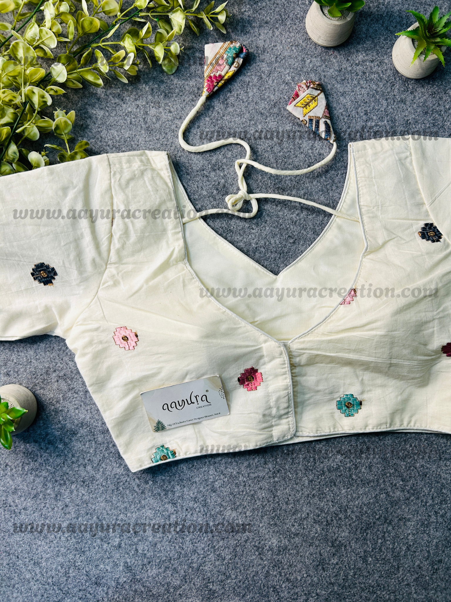 Embroidery Cotton Blouse