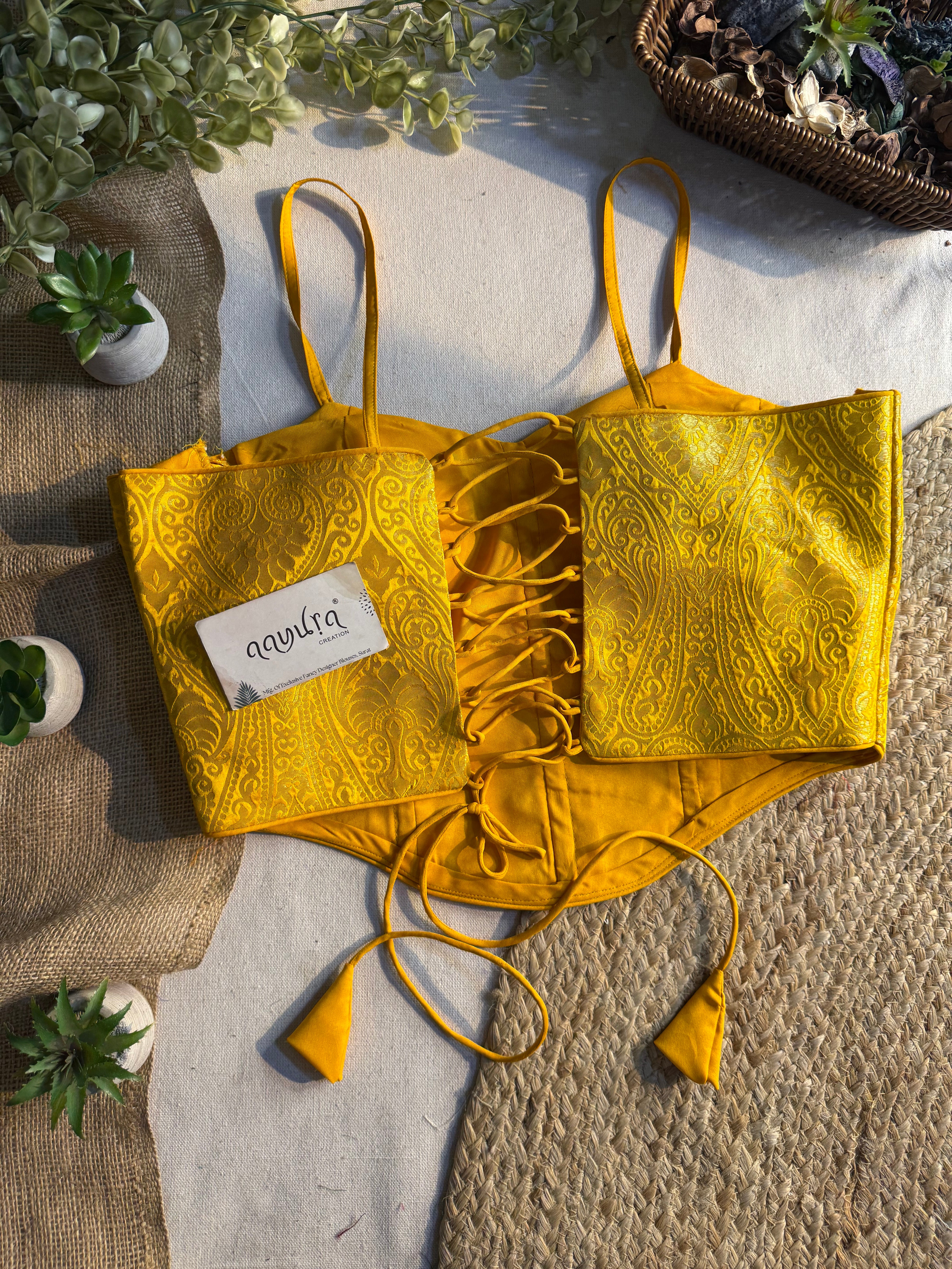 Banarasi Backless Blouse
