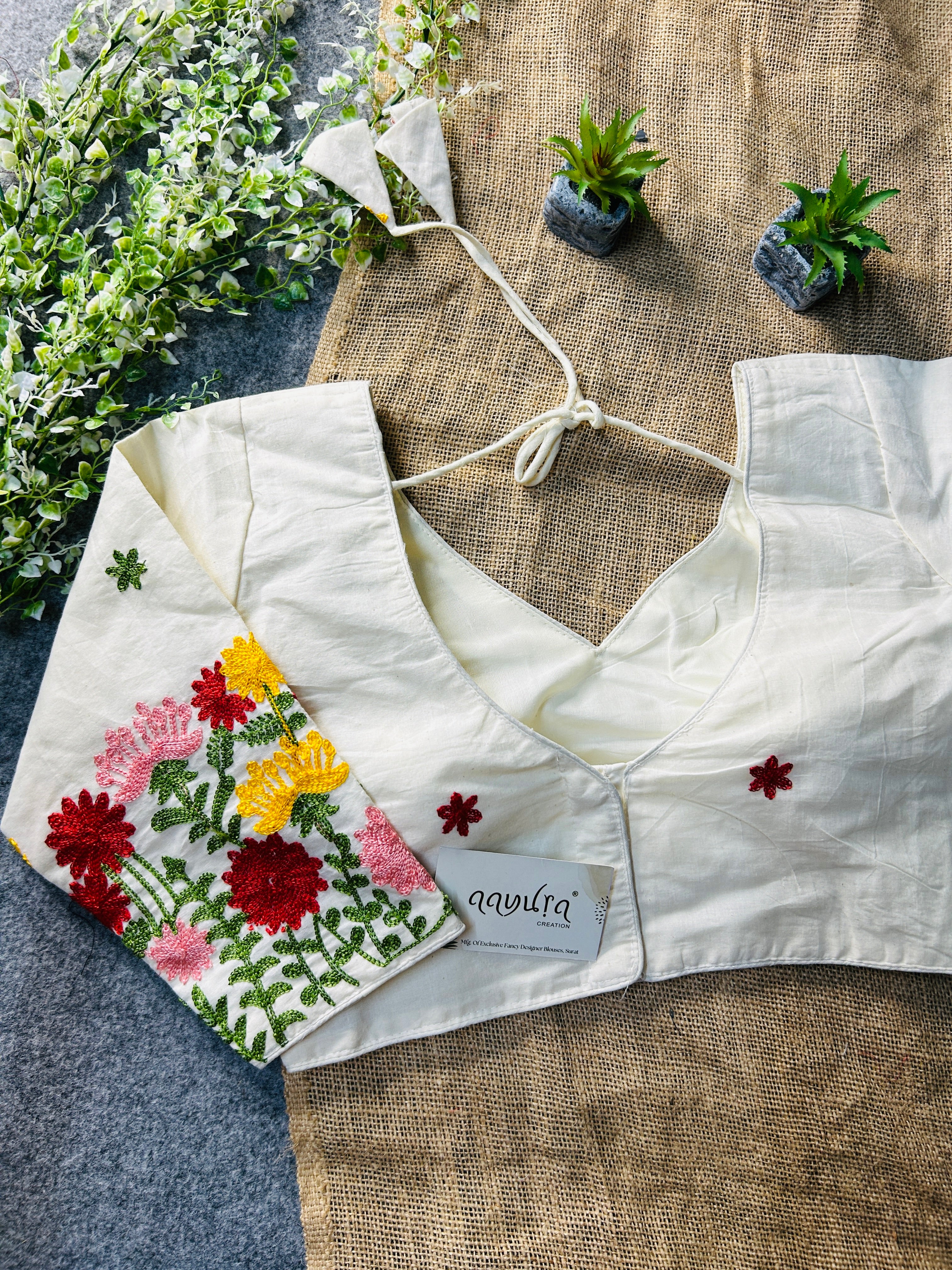 Embroidery Cotton Blouse