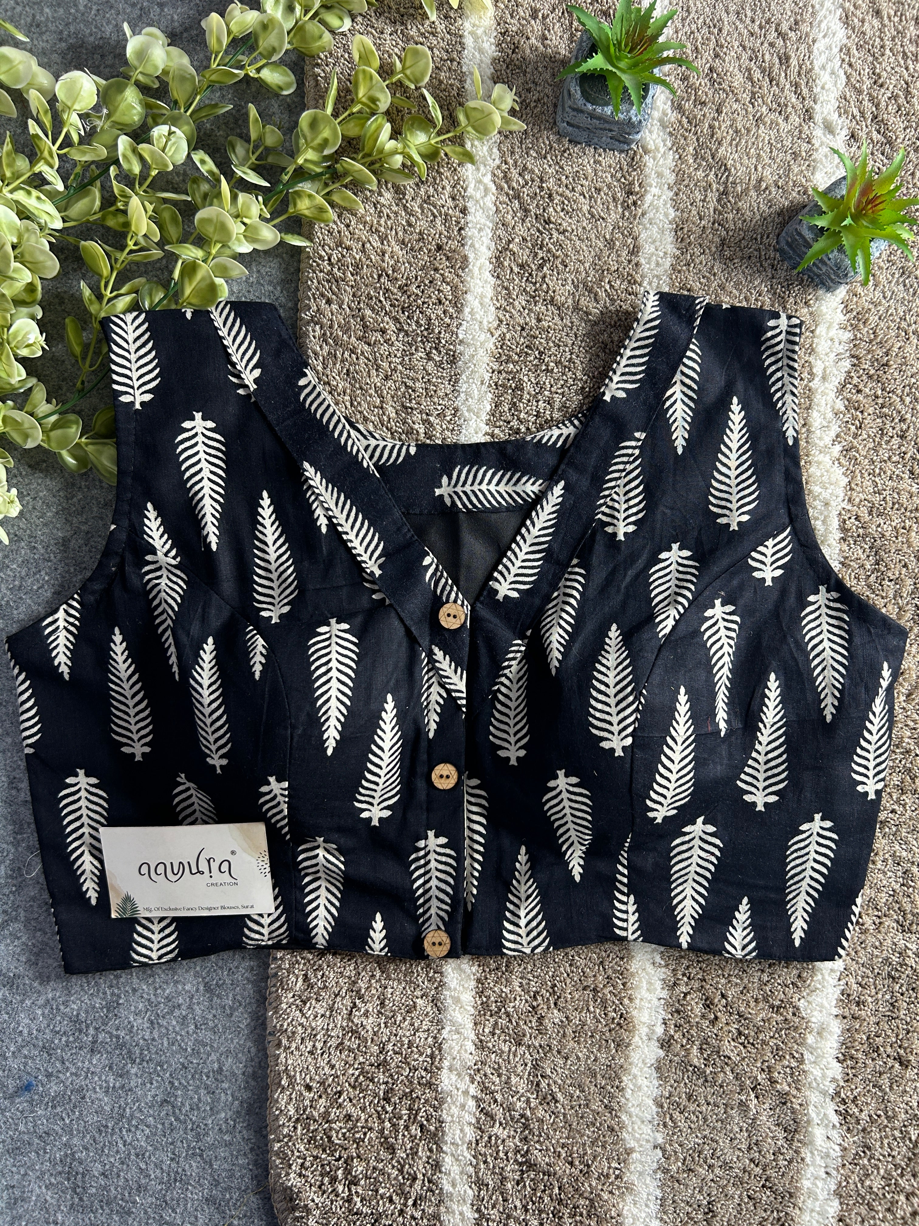 Cotton Coller Blouse