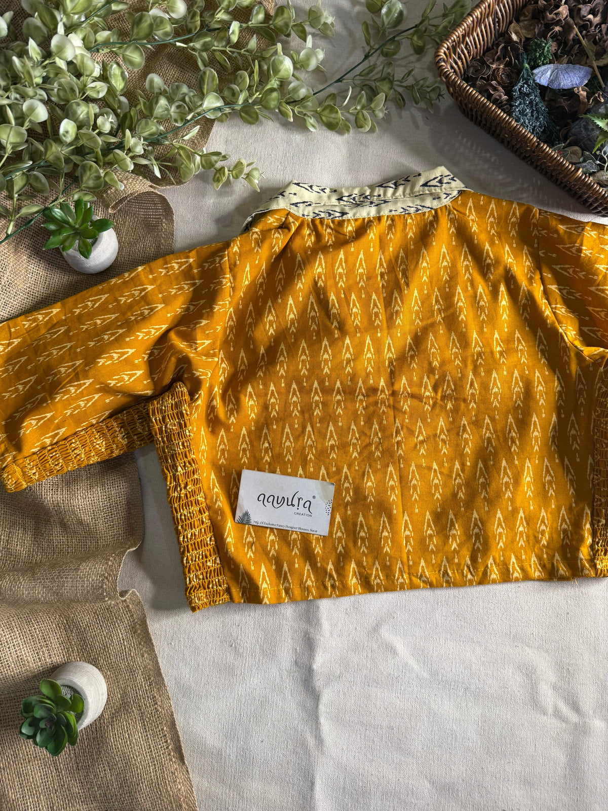 Ajrakh Stretchable Blouse