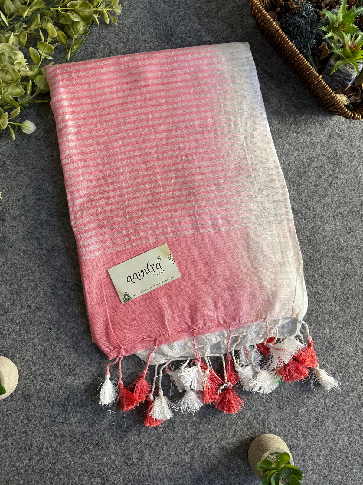Linen Duo Saree