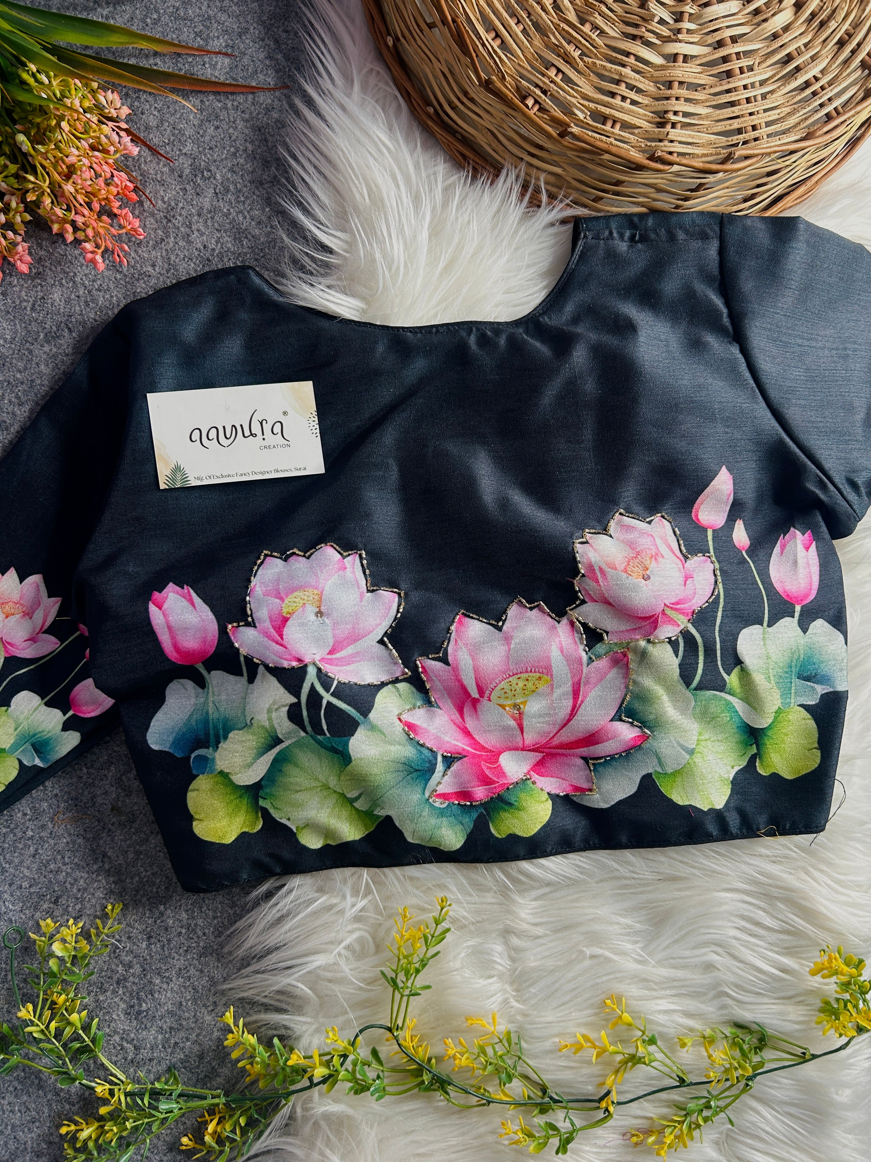 LOTUS PRINT BLOUSE - 2