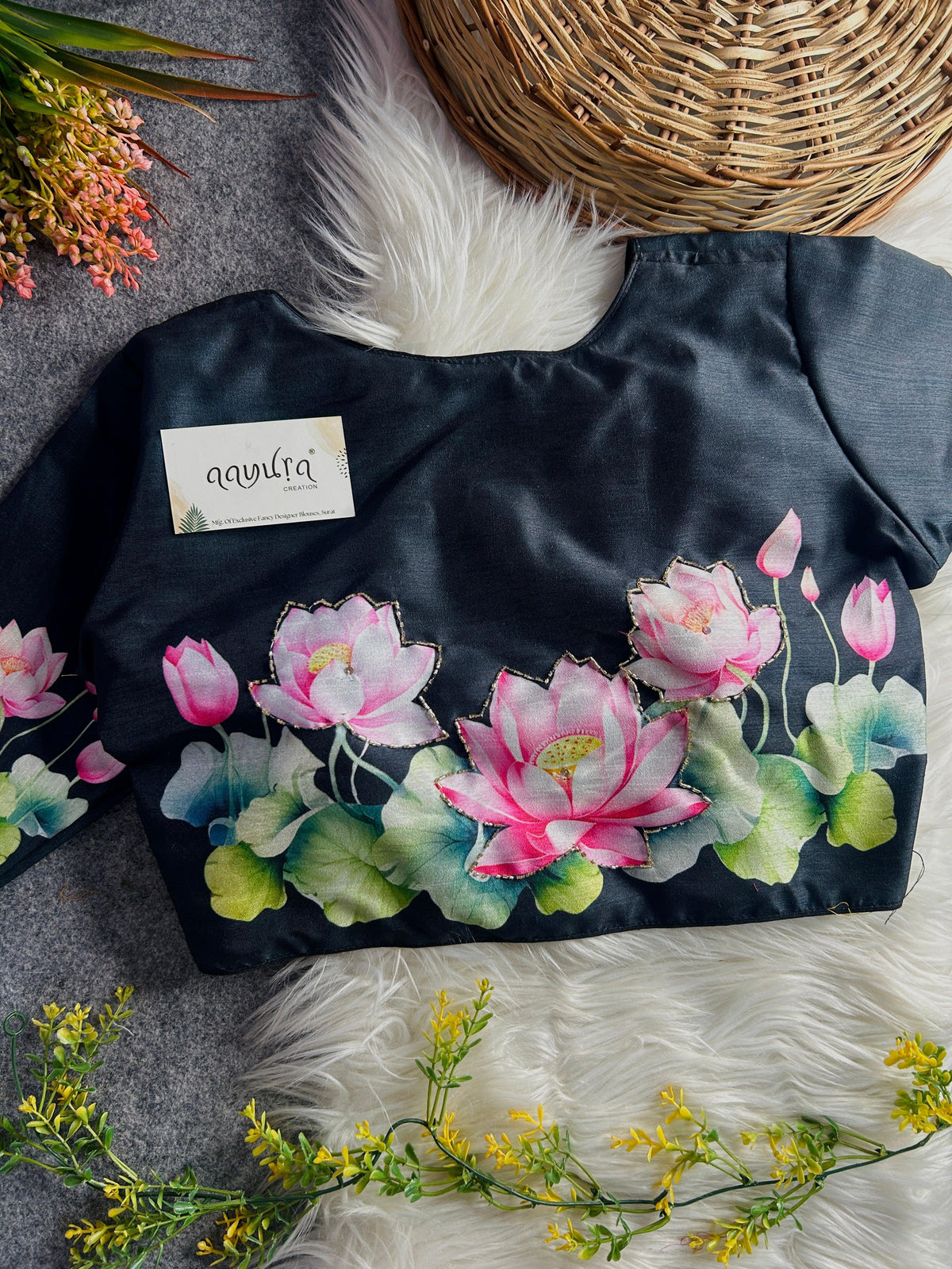 LOTUS PRINT BLOUSE - 2