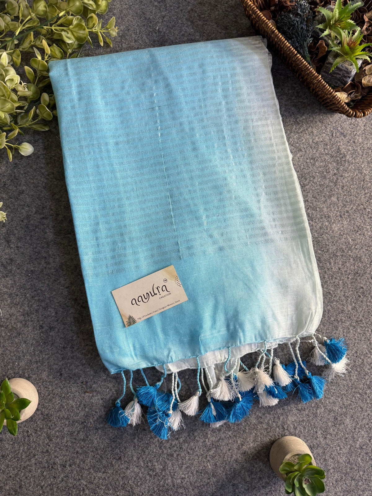 Linen Duo Saree