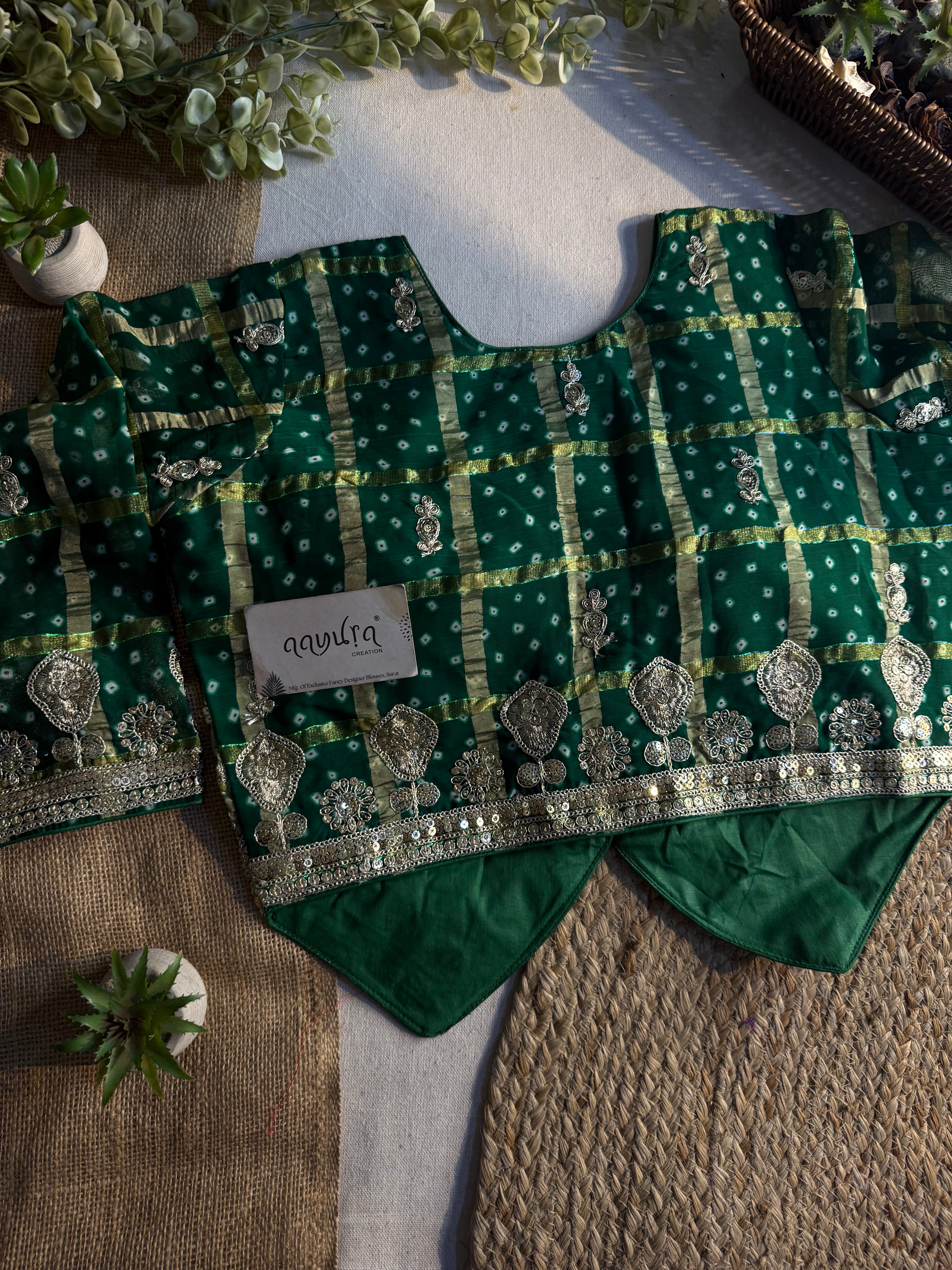Bandhni Mehfil Blouse