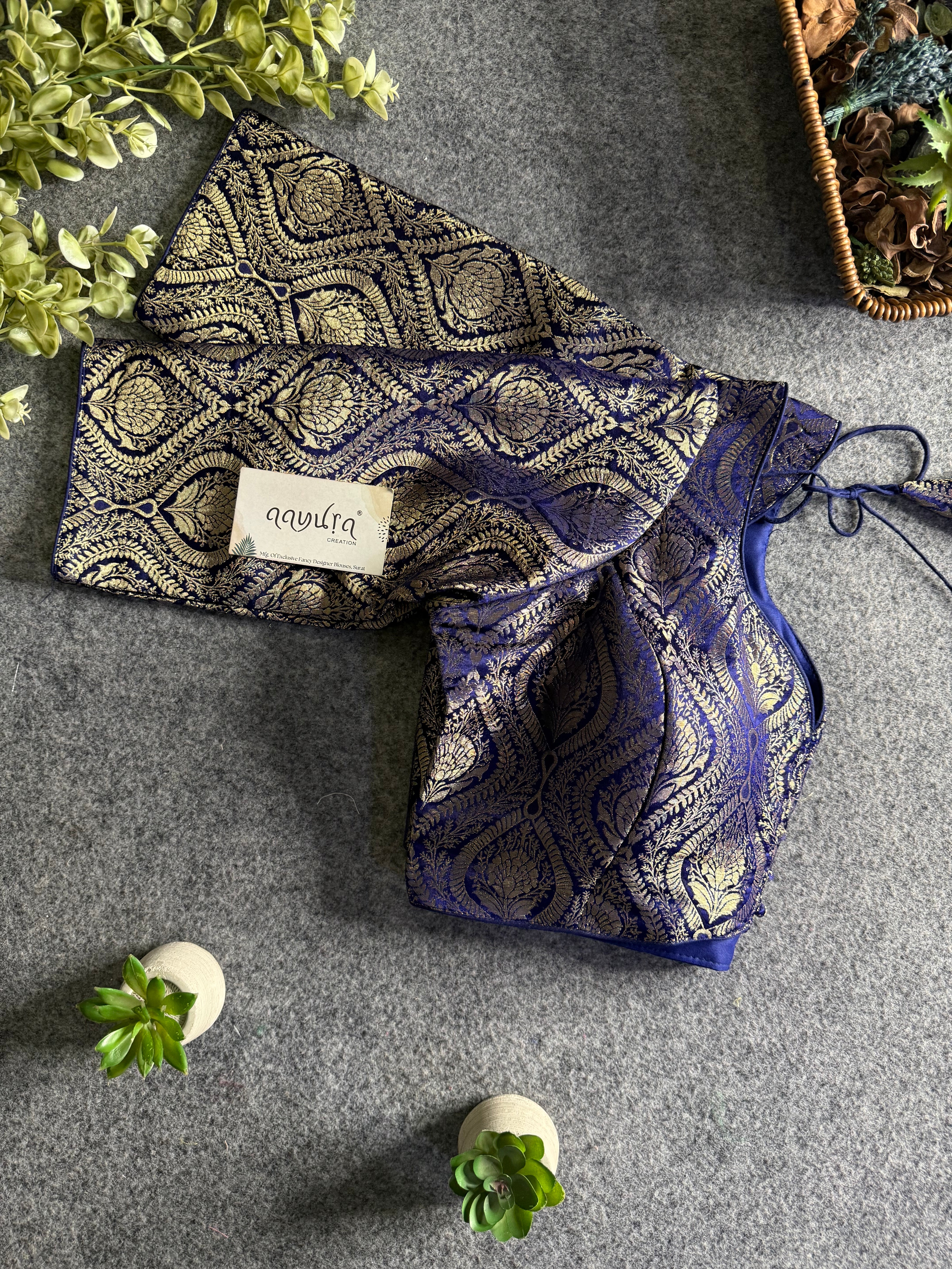 Ira Banarasi Classic Sleeve Blouse