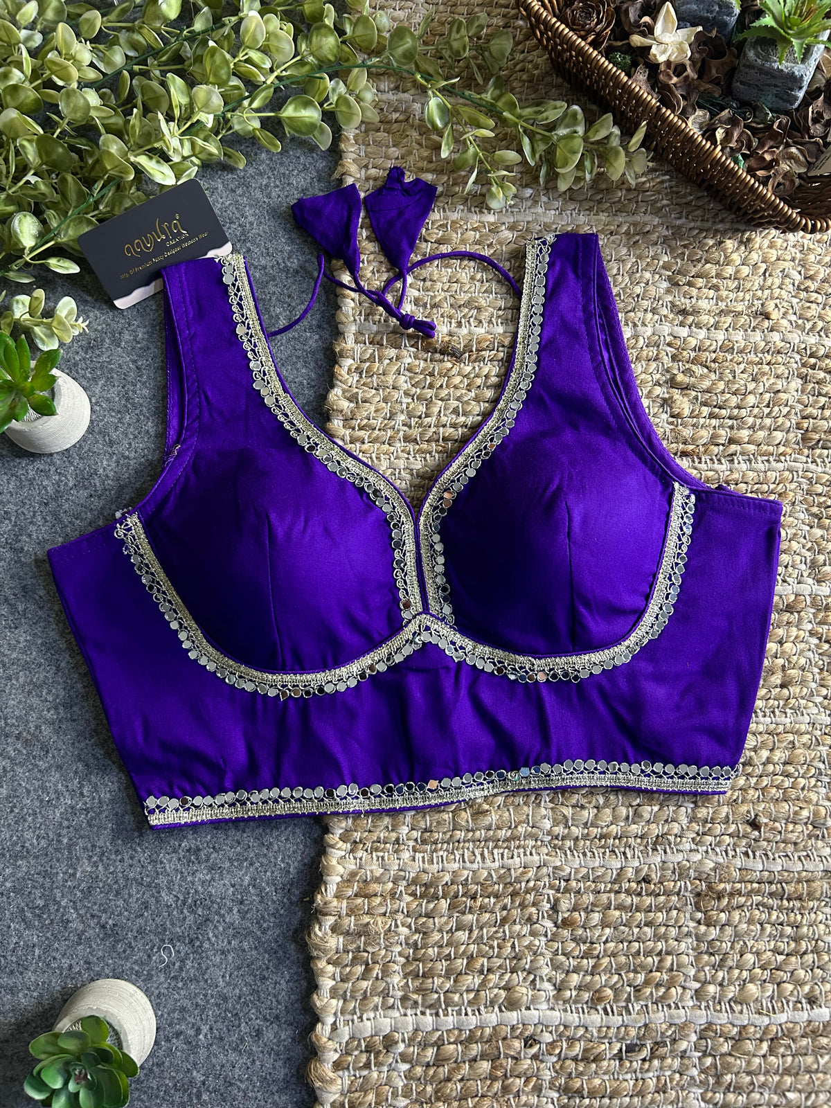 Aaradhya Mirror Border Blouse