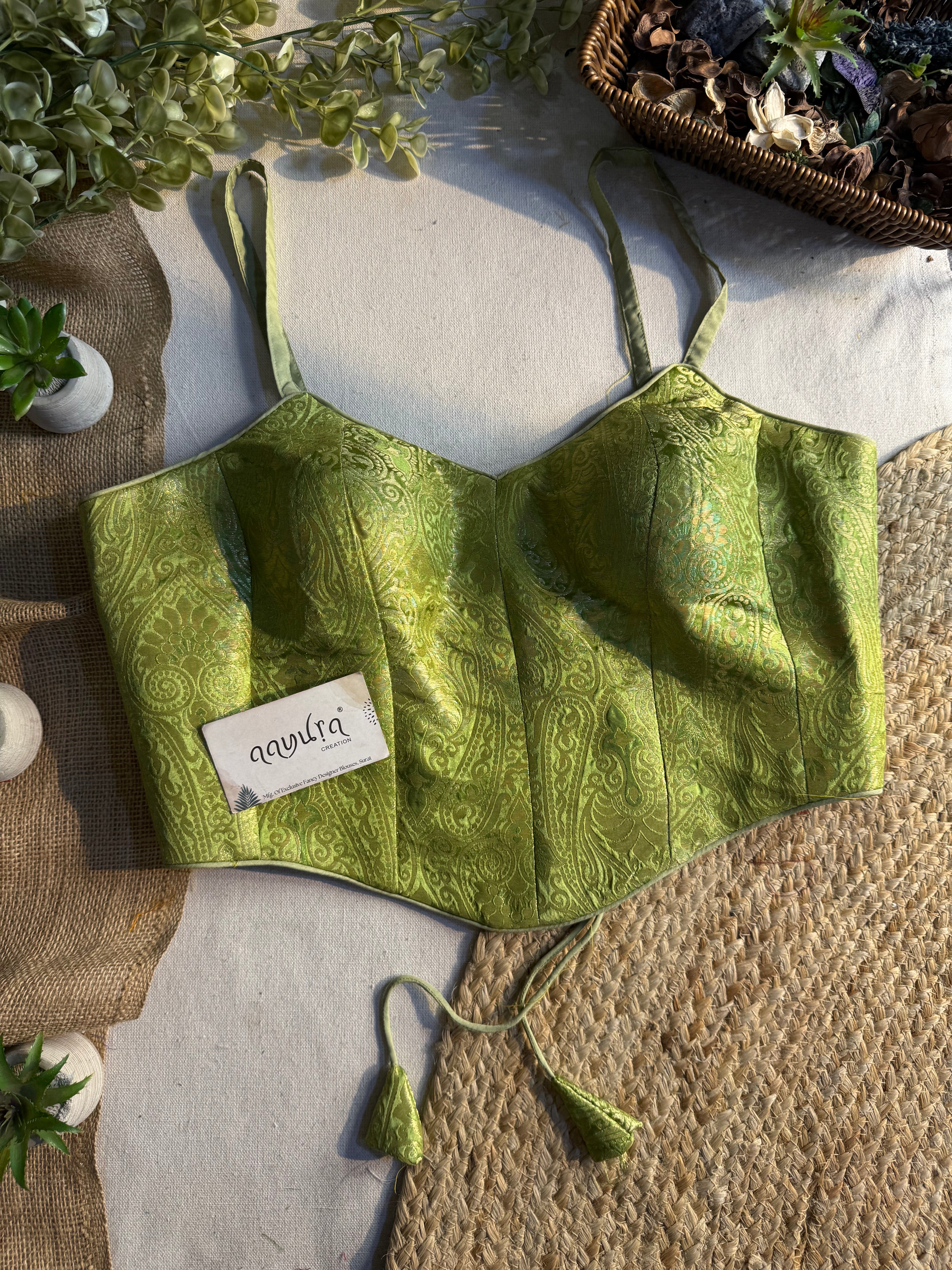 Banarasi Backless Blouse