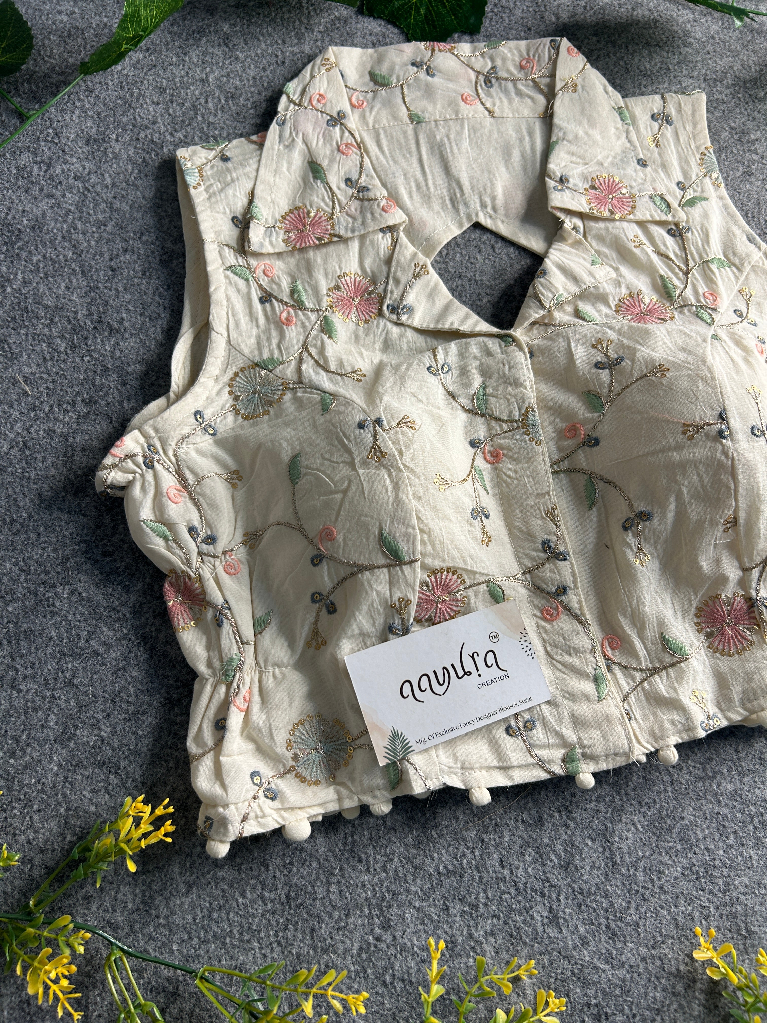 Khadi Stretchable Blouse