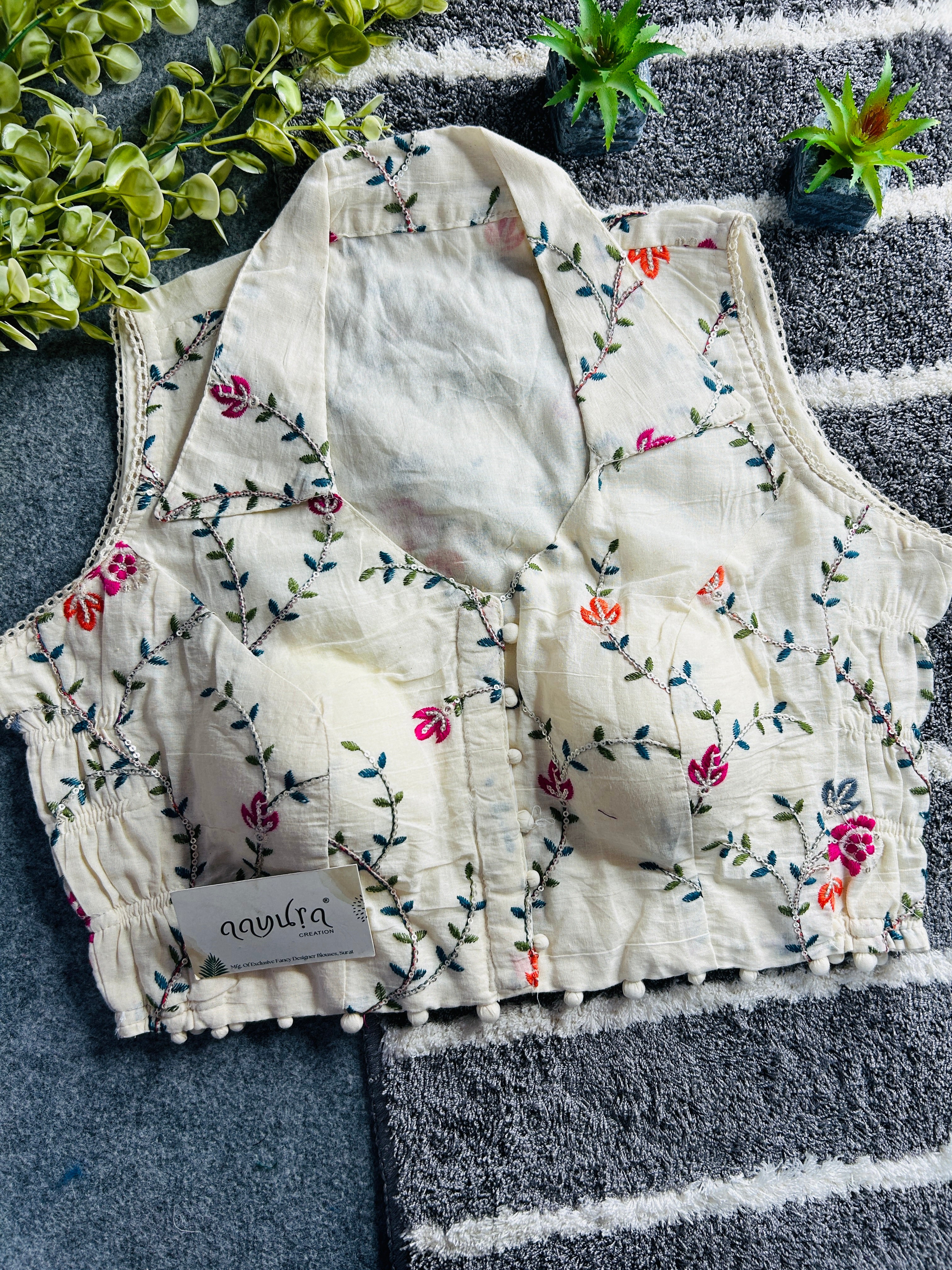Khadi Stretchable Blouse