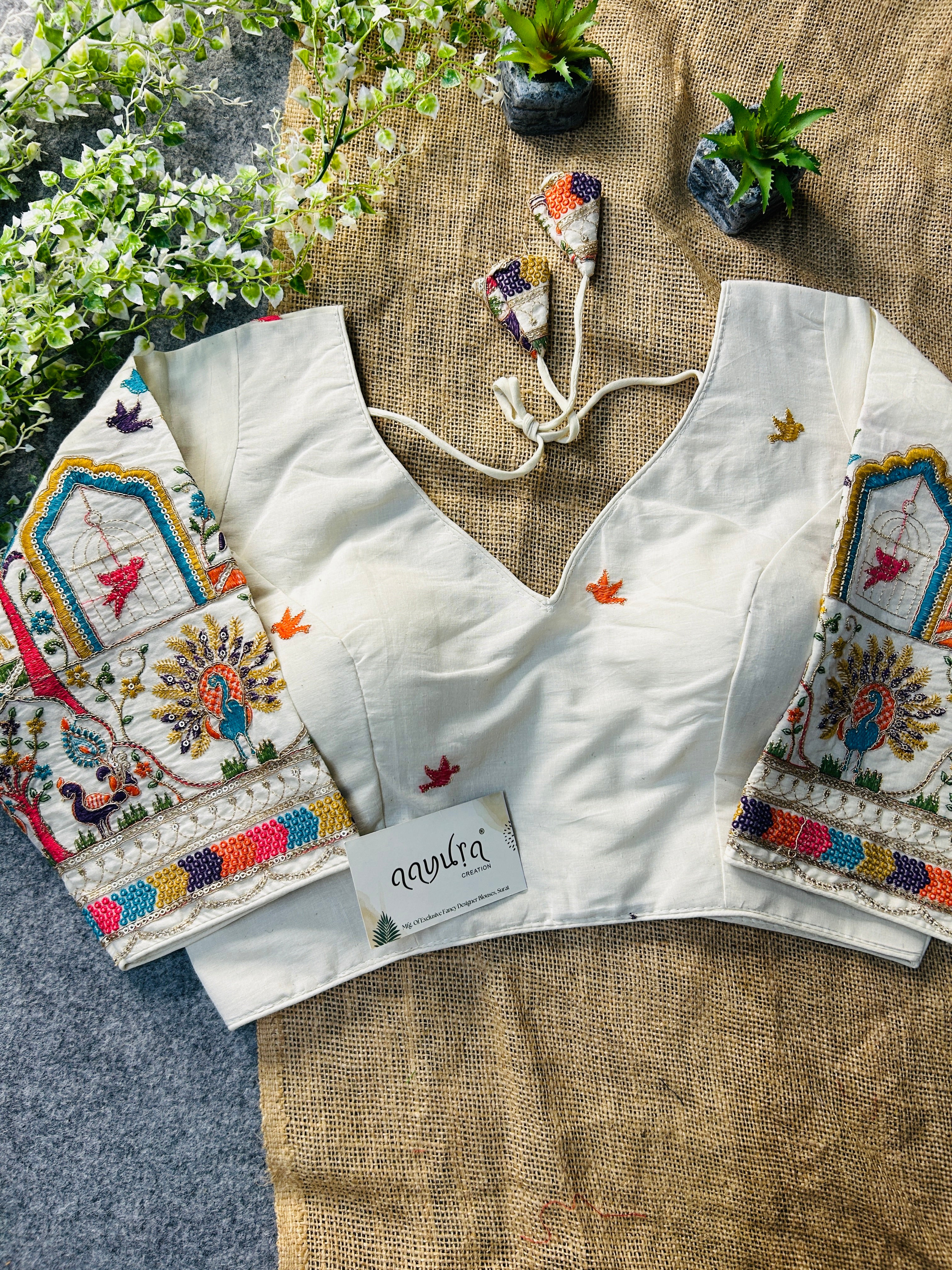 Embroidery Cotton Blouse