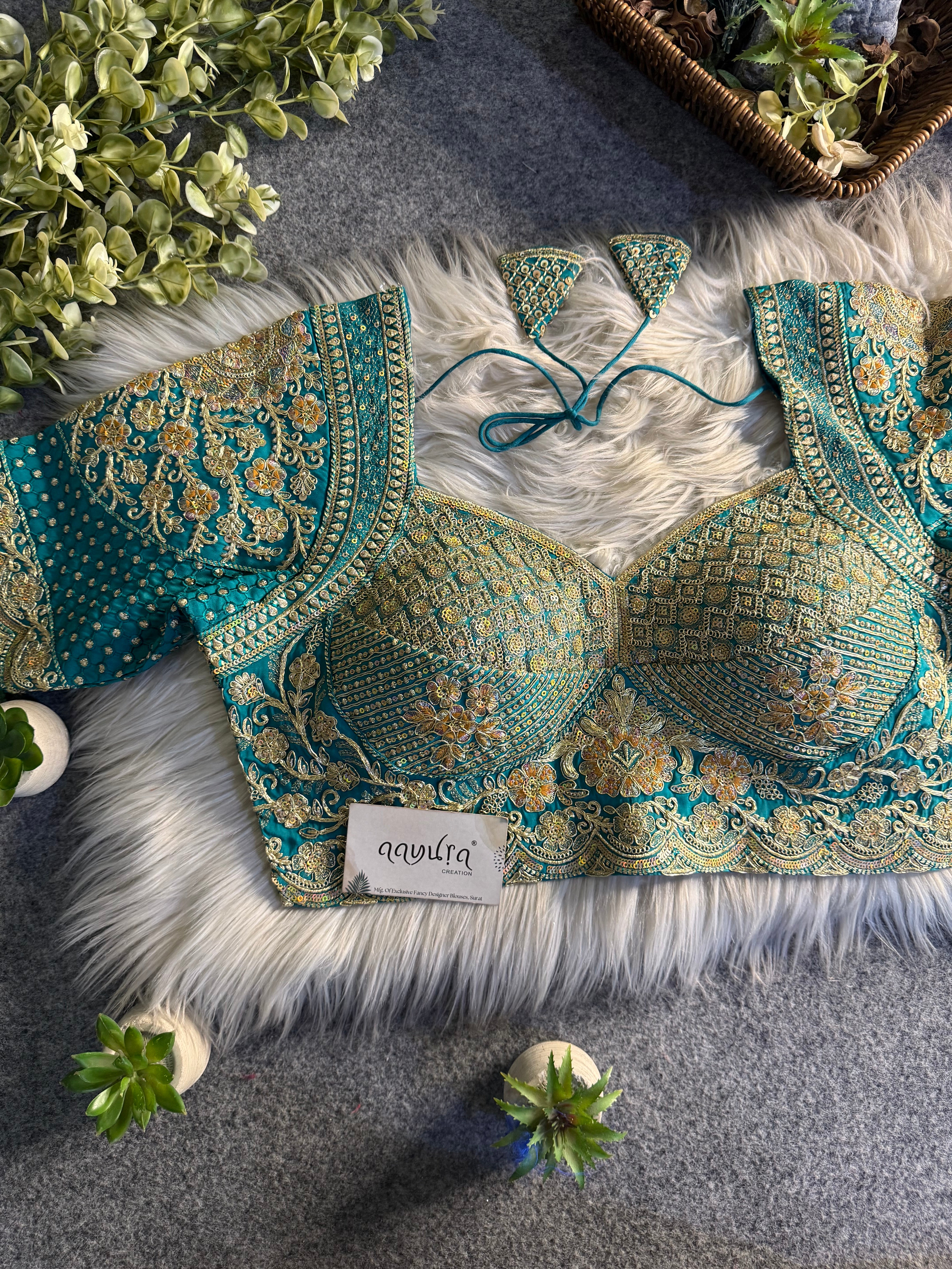 Rivya Glam Silk Blouse