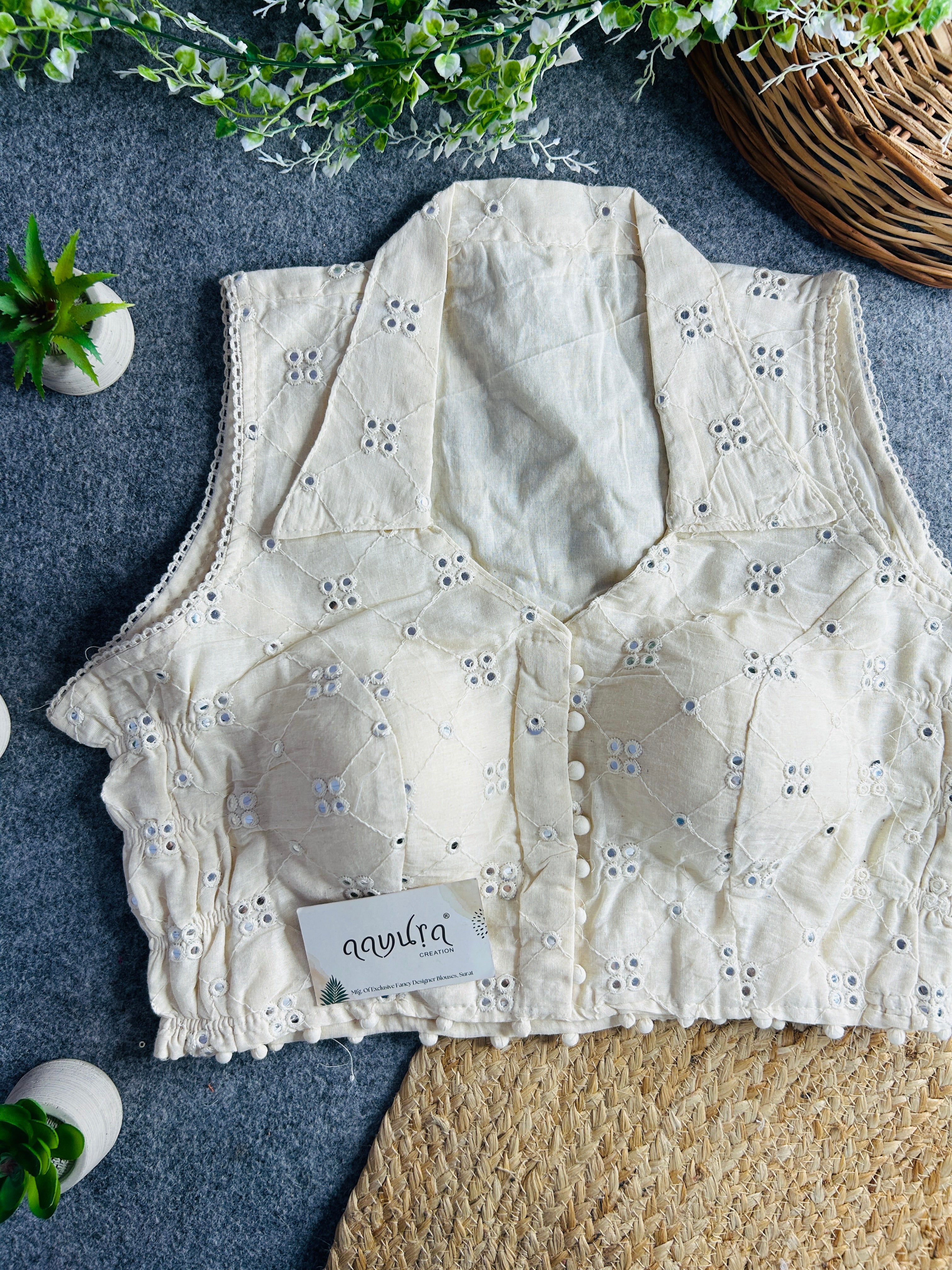 Khadi Stretchable Blouse
