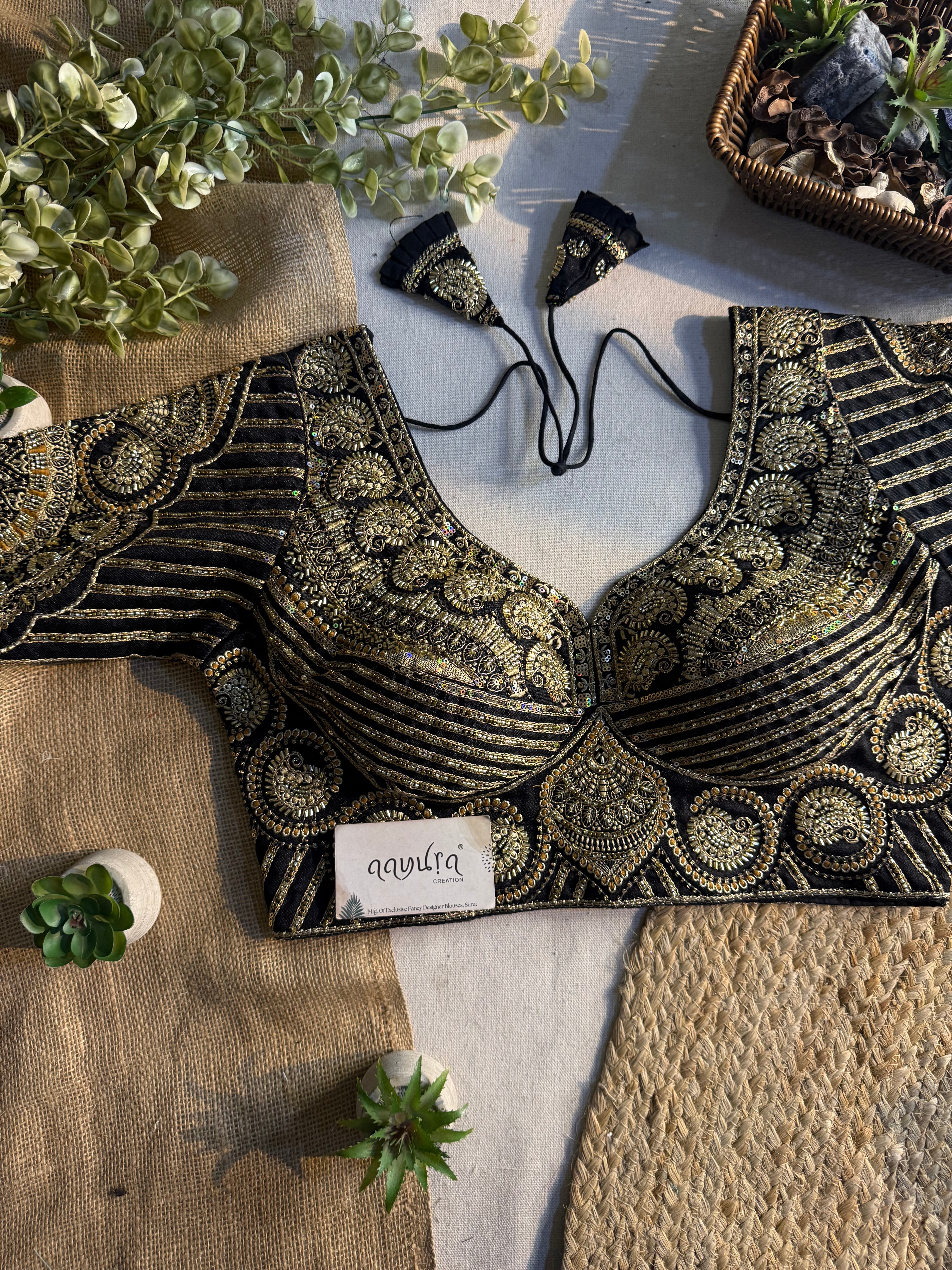 Italian Luxe Beads Blouse