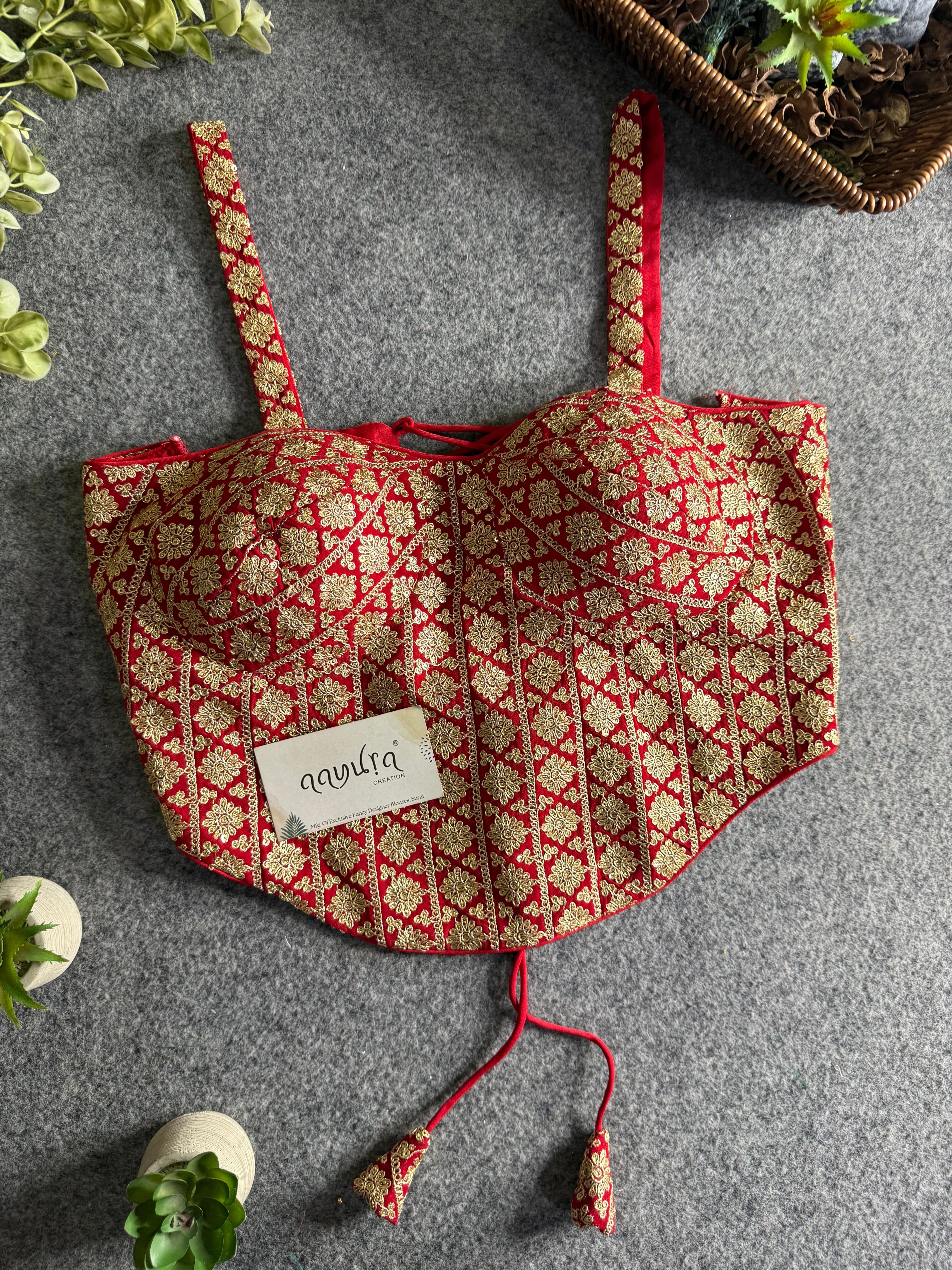 Zaira Georgette Backless Blouse