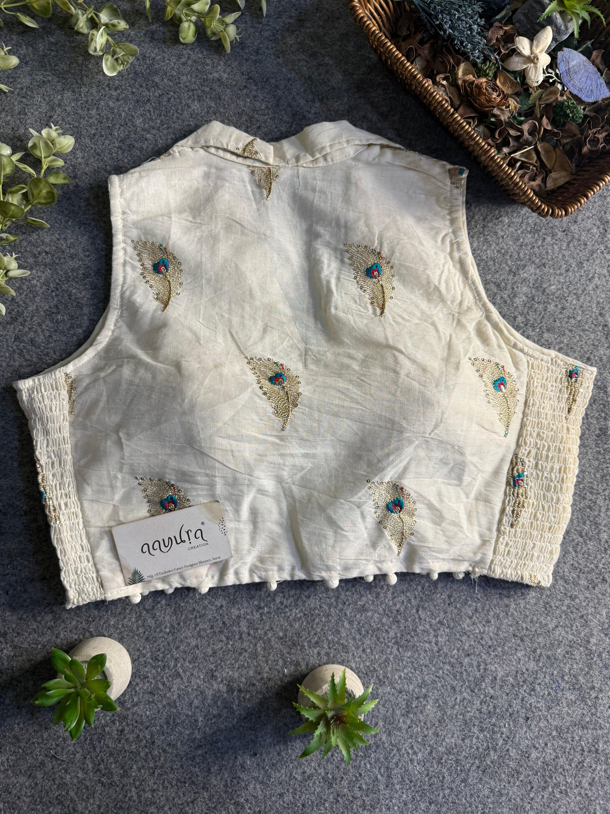 FlexiFit Cotton Designer Blouse