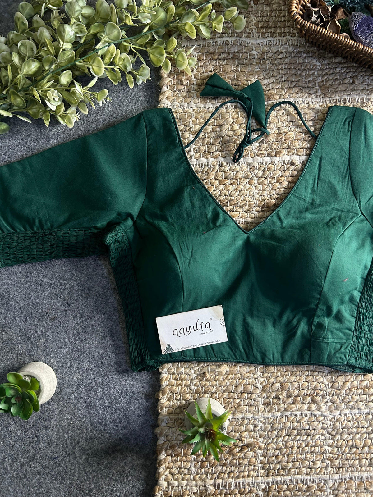 Comfort Fit Cotton Blouse