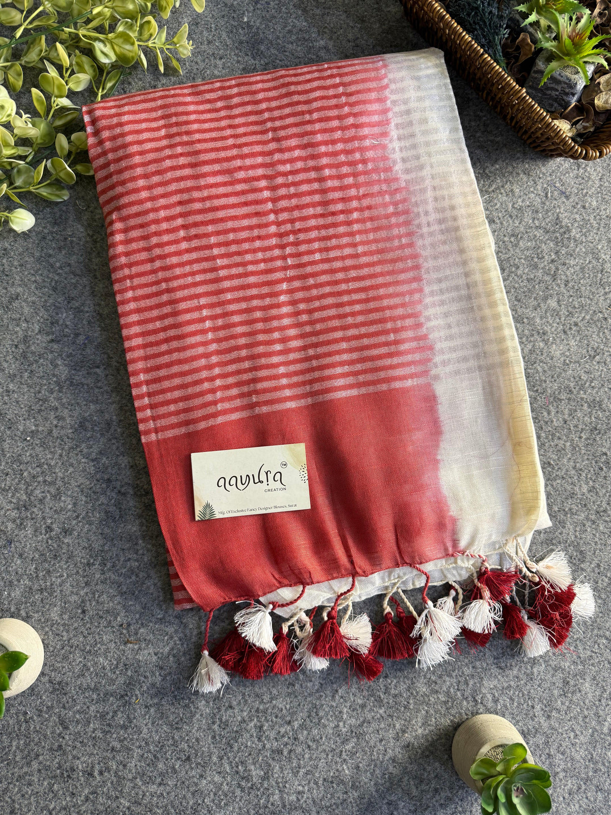 Linen Duo Saree