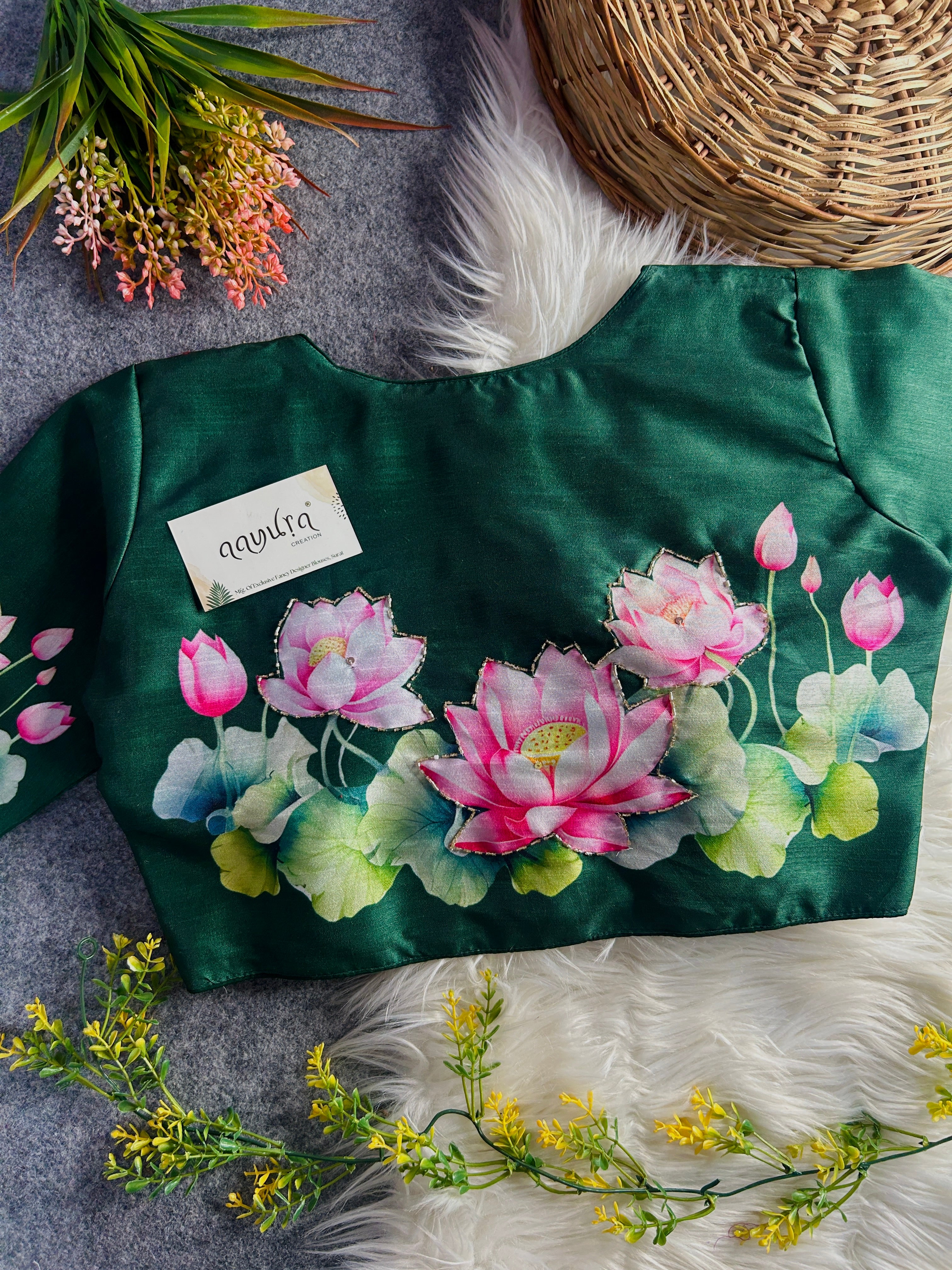 LOTUS PRINT BLOUSE - 2