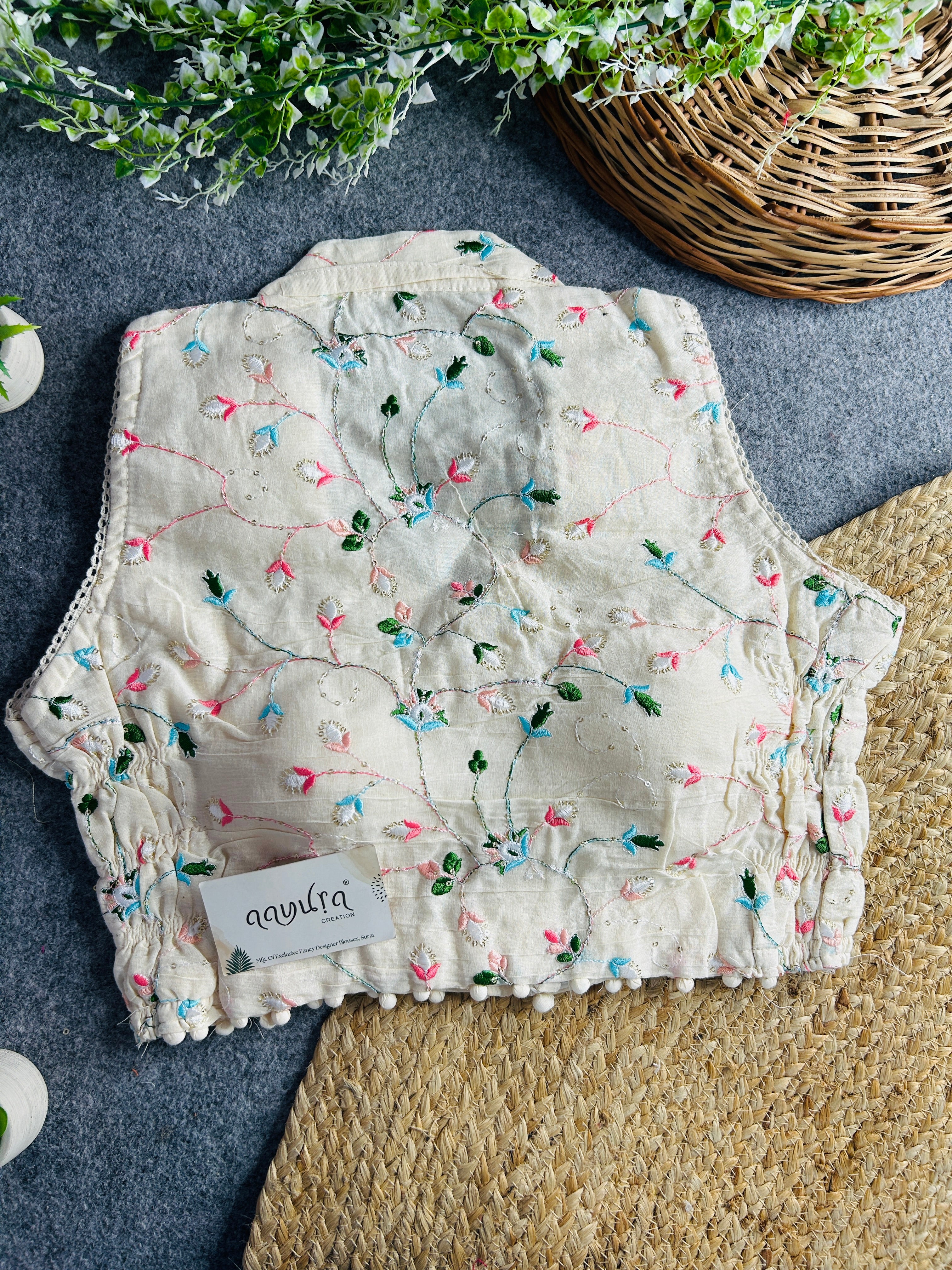 Khadi Stretchable Blouse