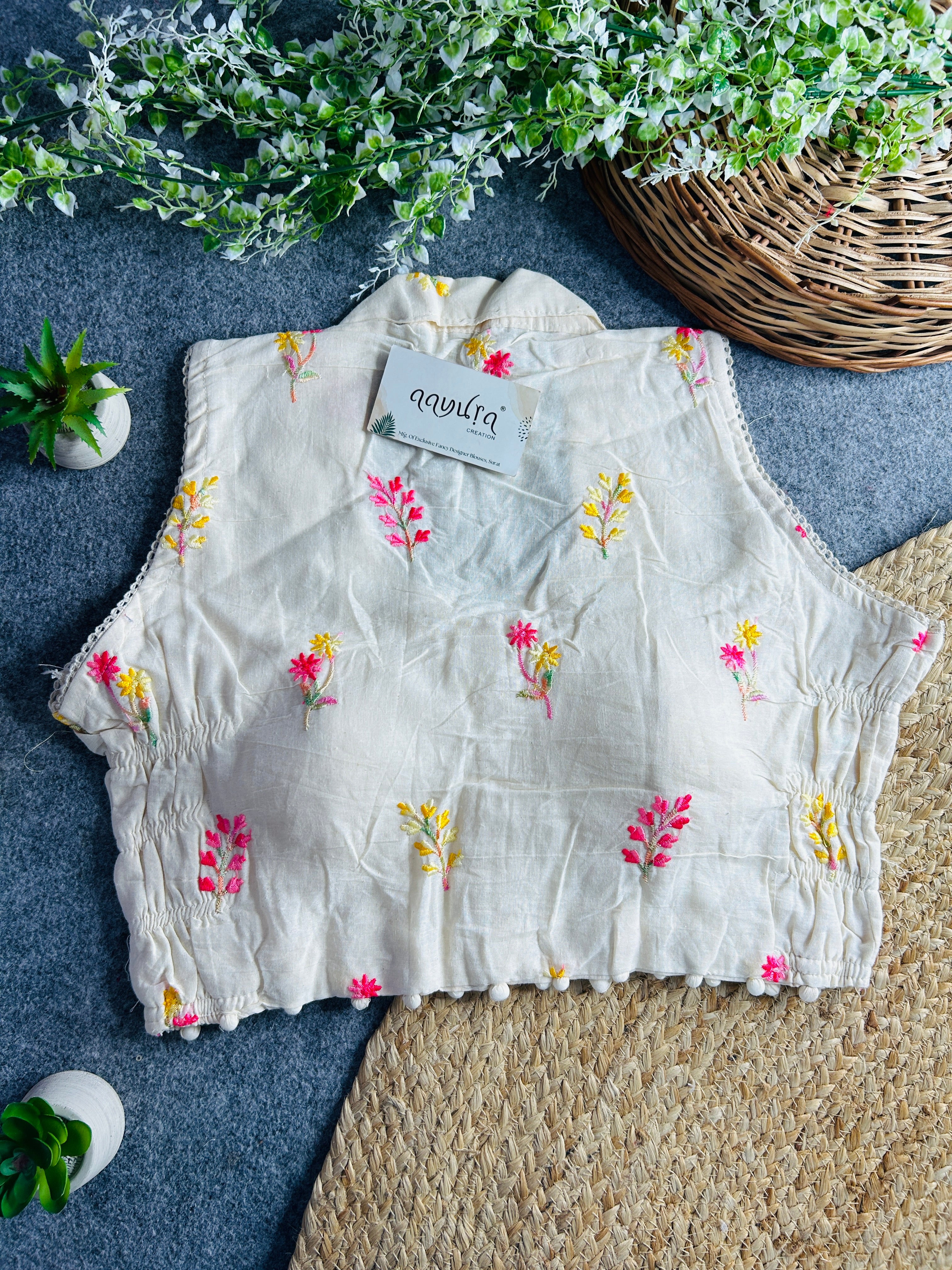 Khadi Stretchable Blouse