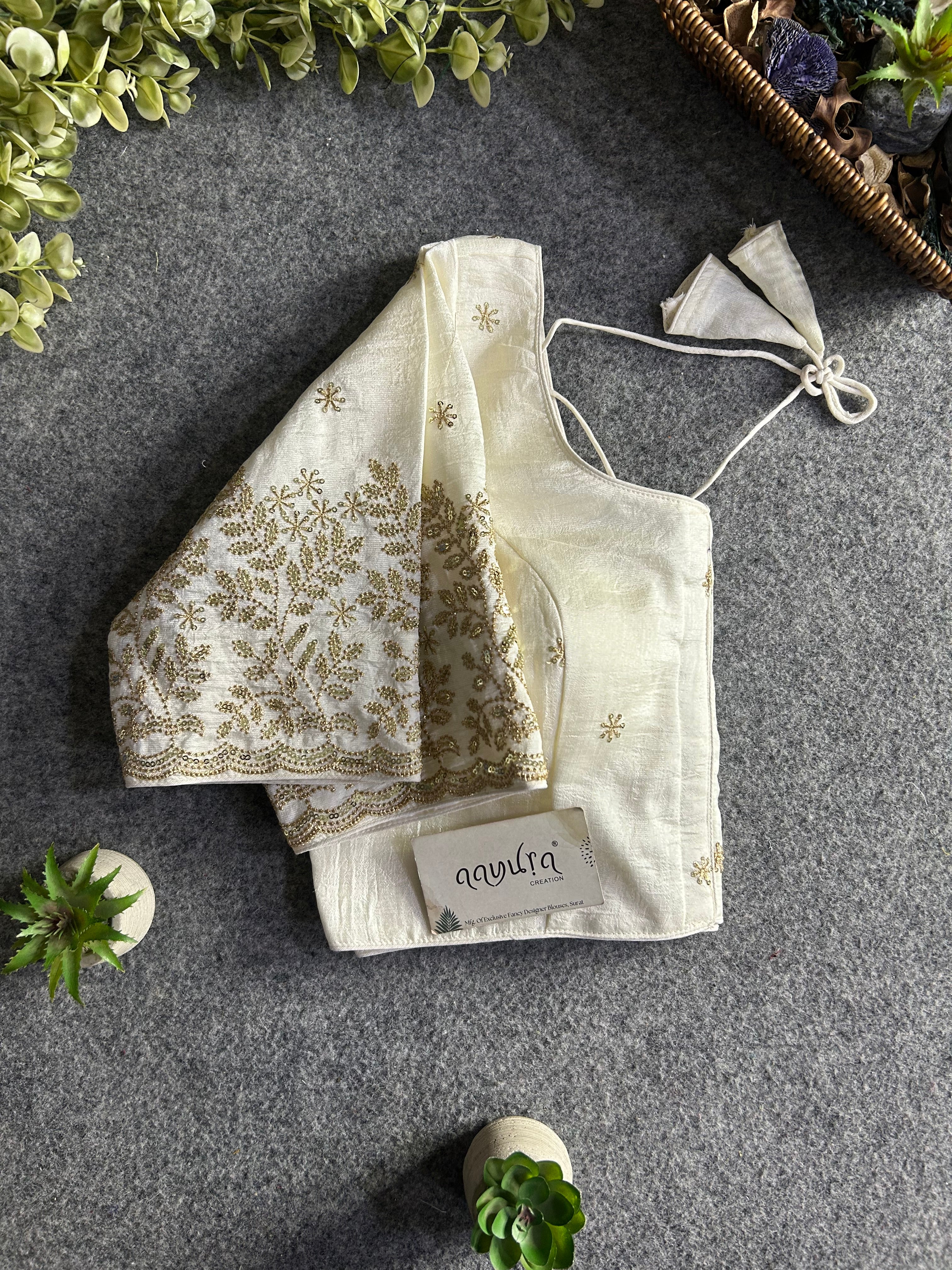 Rajsi Vichitra Zari Work Blouse