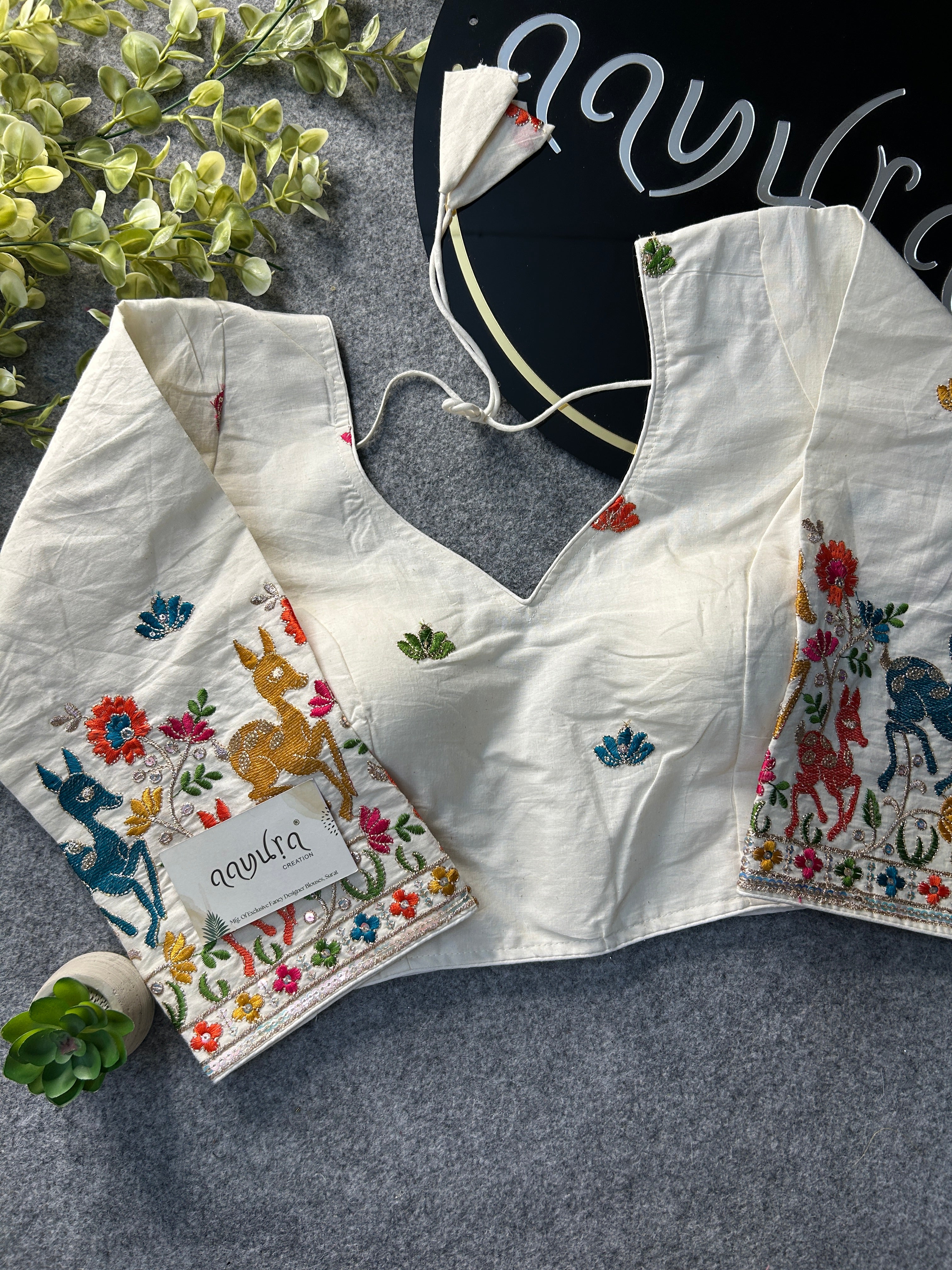 Embroidery Cotton Blouse