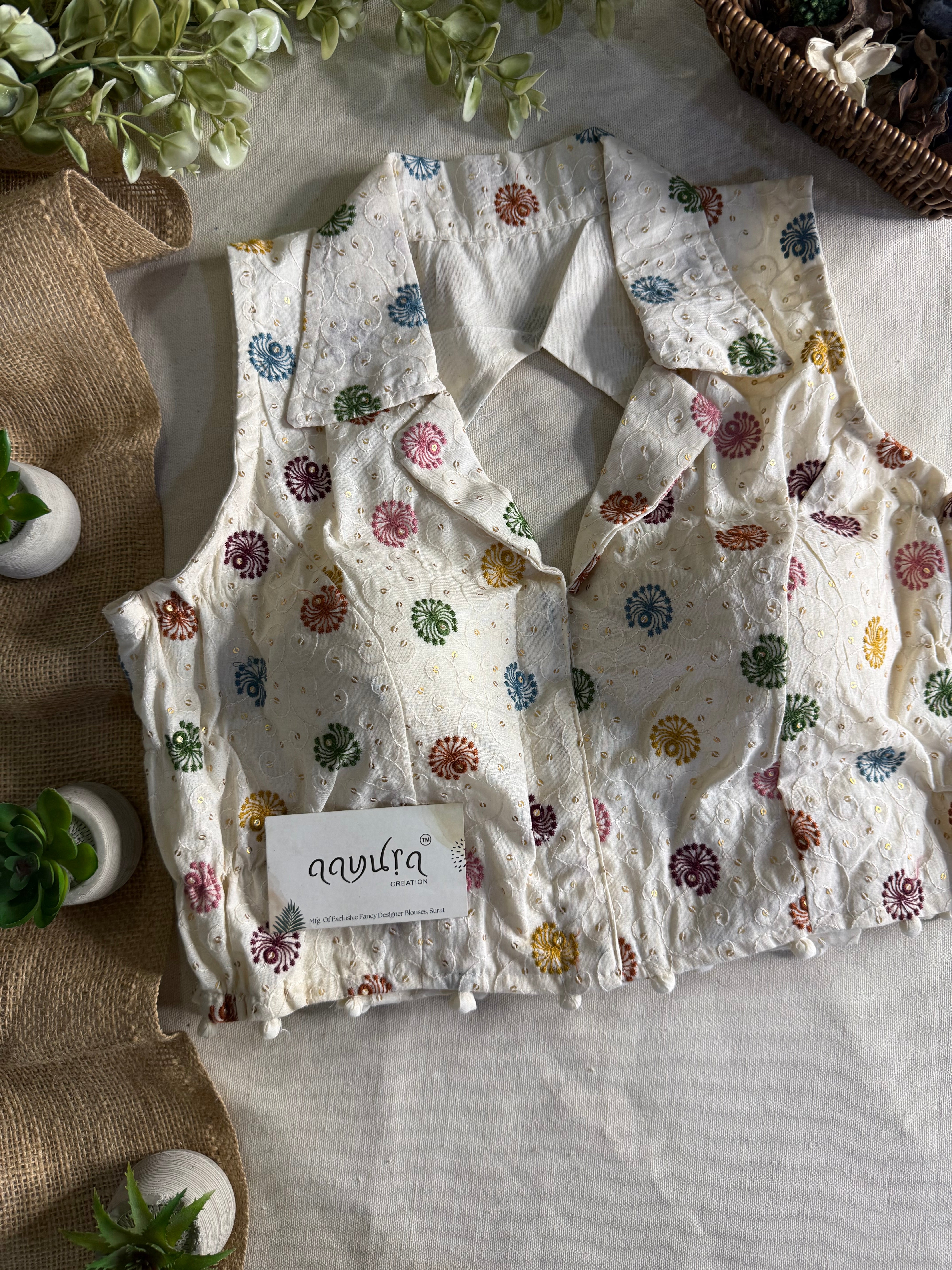 Khadi Stretchable Blouse