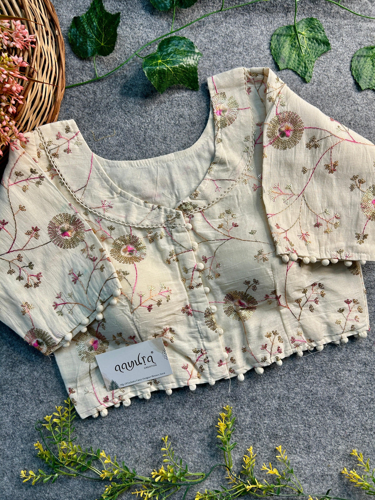 Cotton Coller Blouse