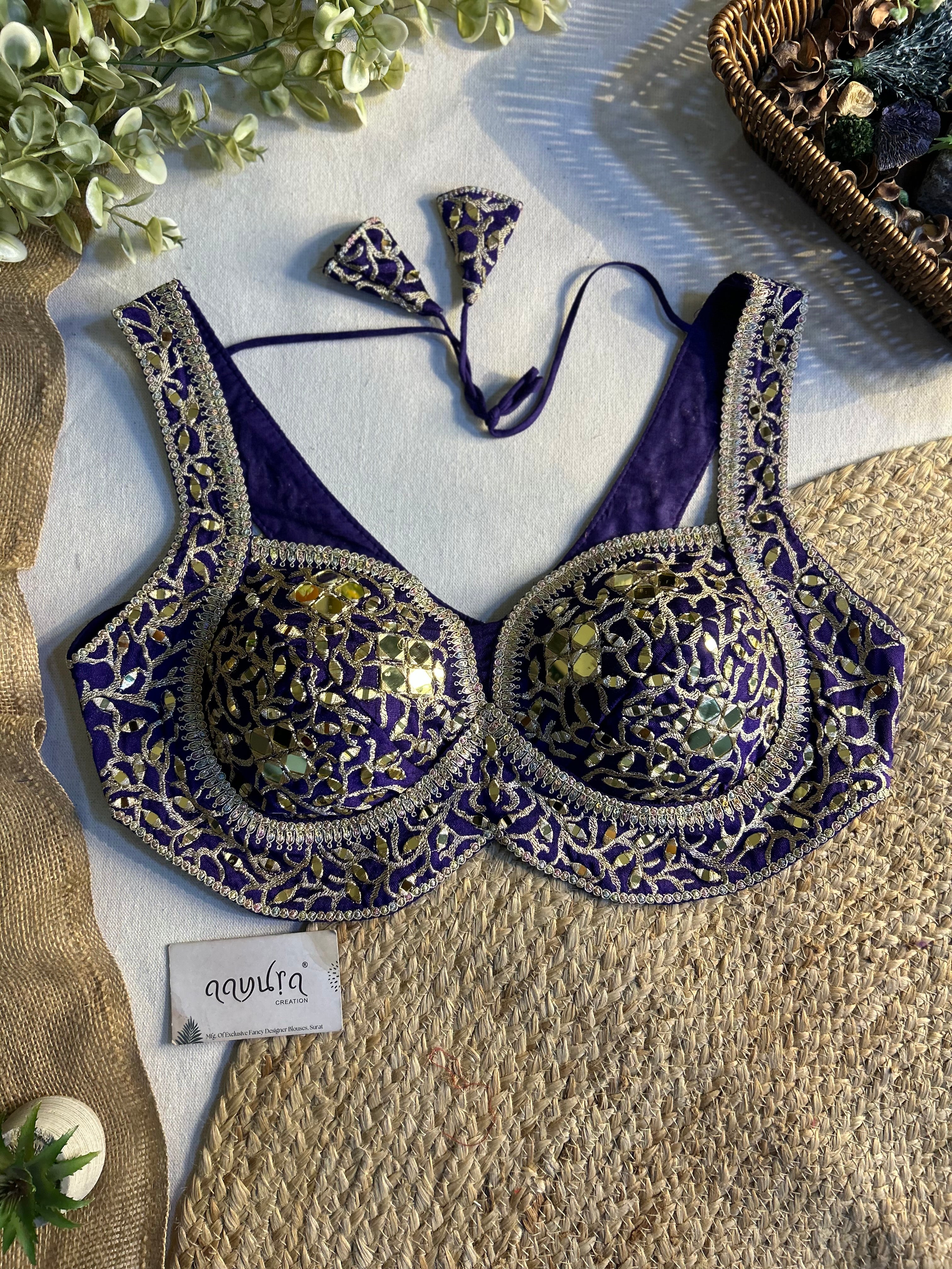 Gulnaar Mirror Designer Blouse
