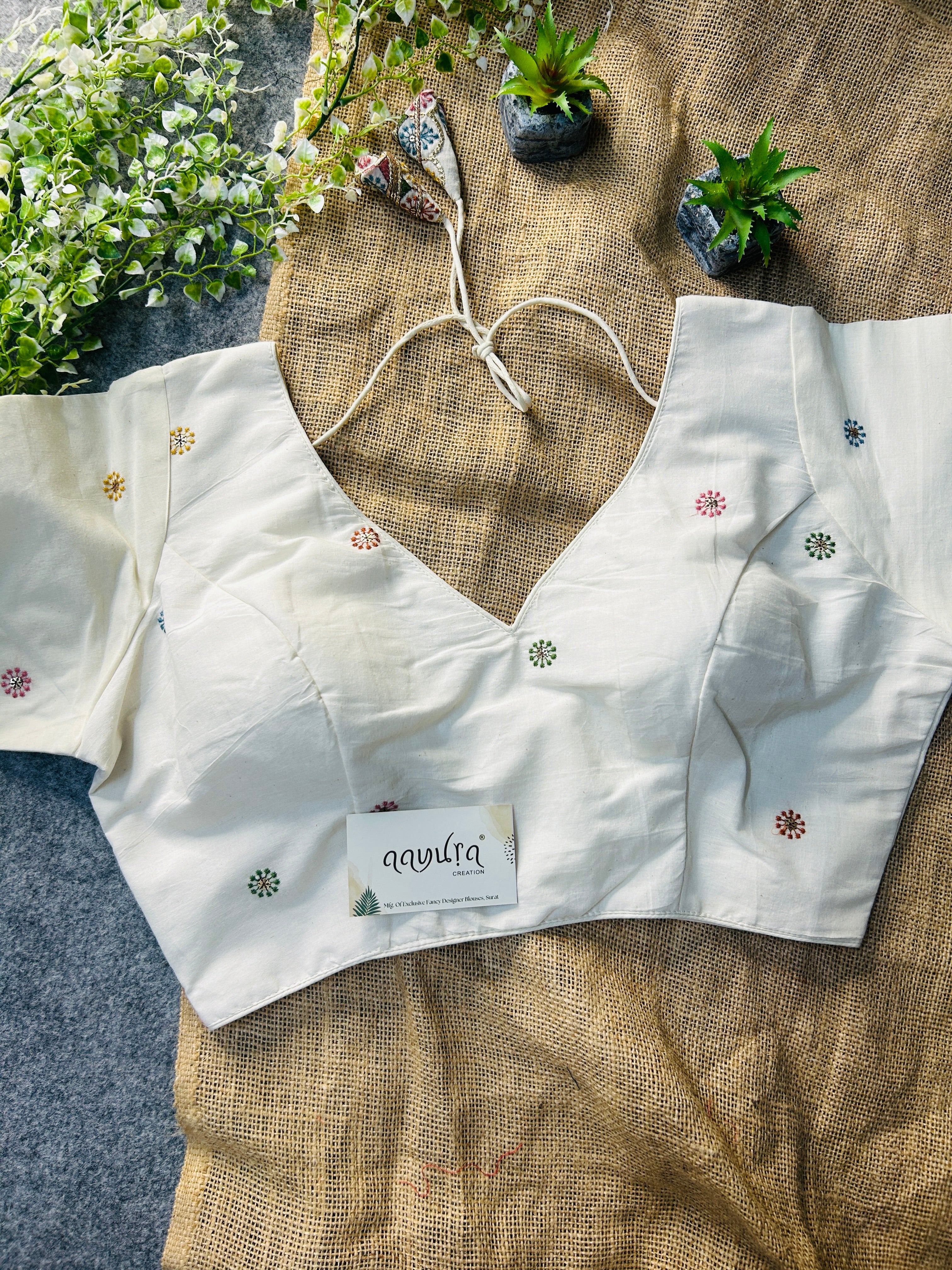 Embroidery Cotton Blouse