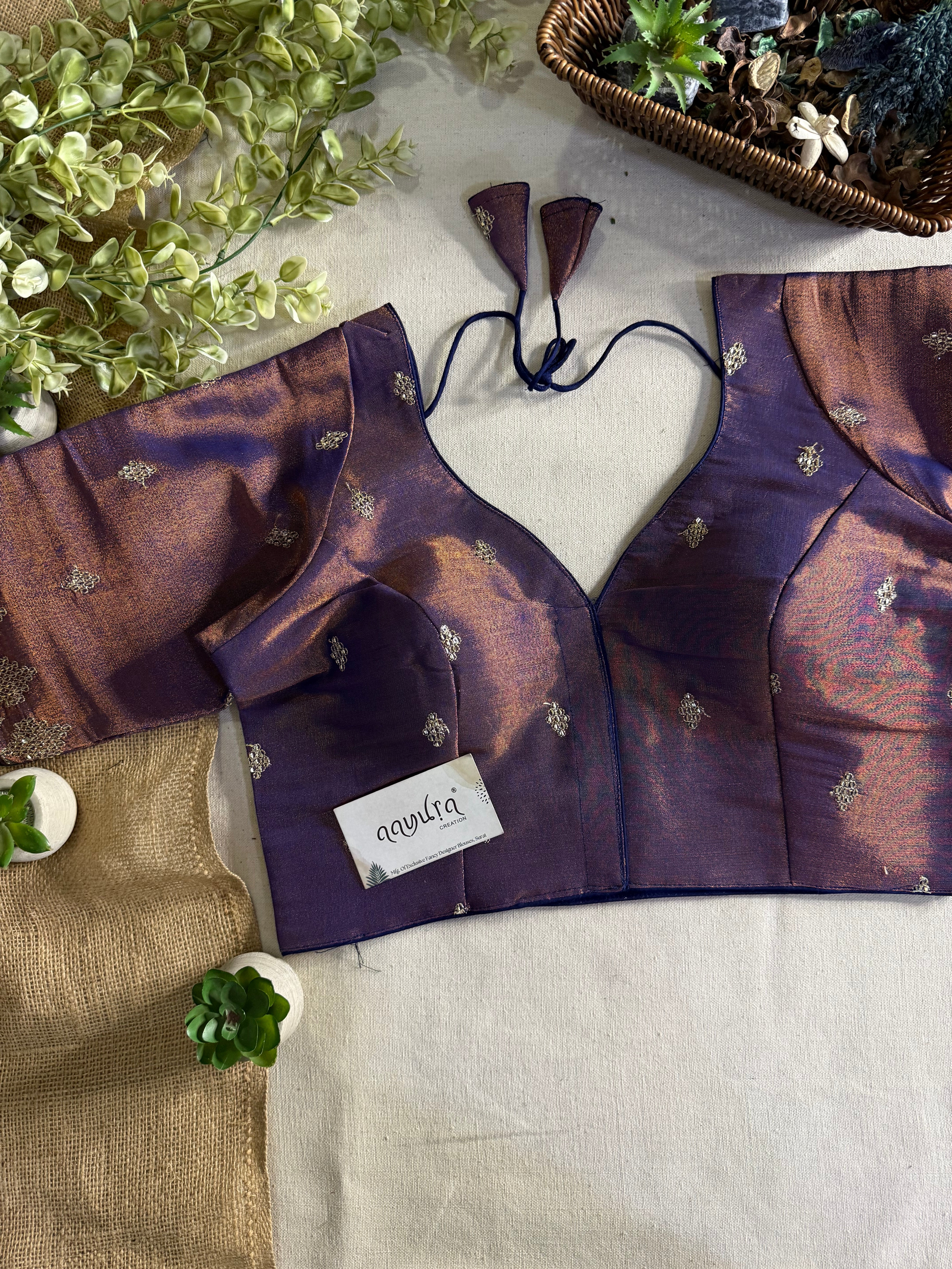 Zoya-2 Shimmer Butti Blouse