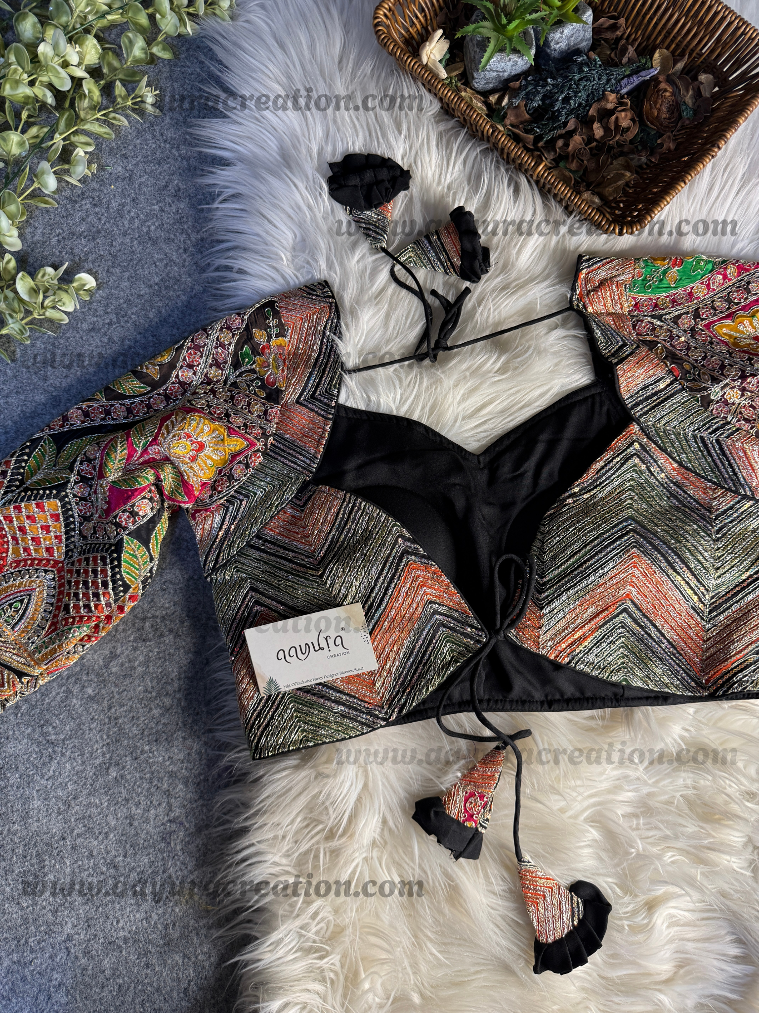 Majestic Crepe Bridal Blouse