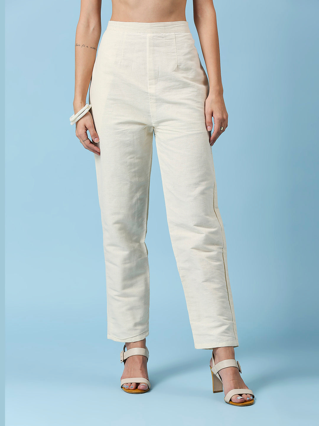 Embroidered Khadi Cotton Summer Top