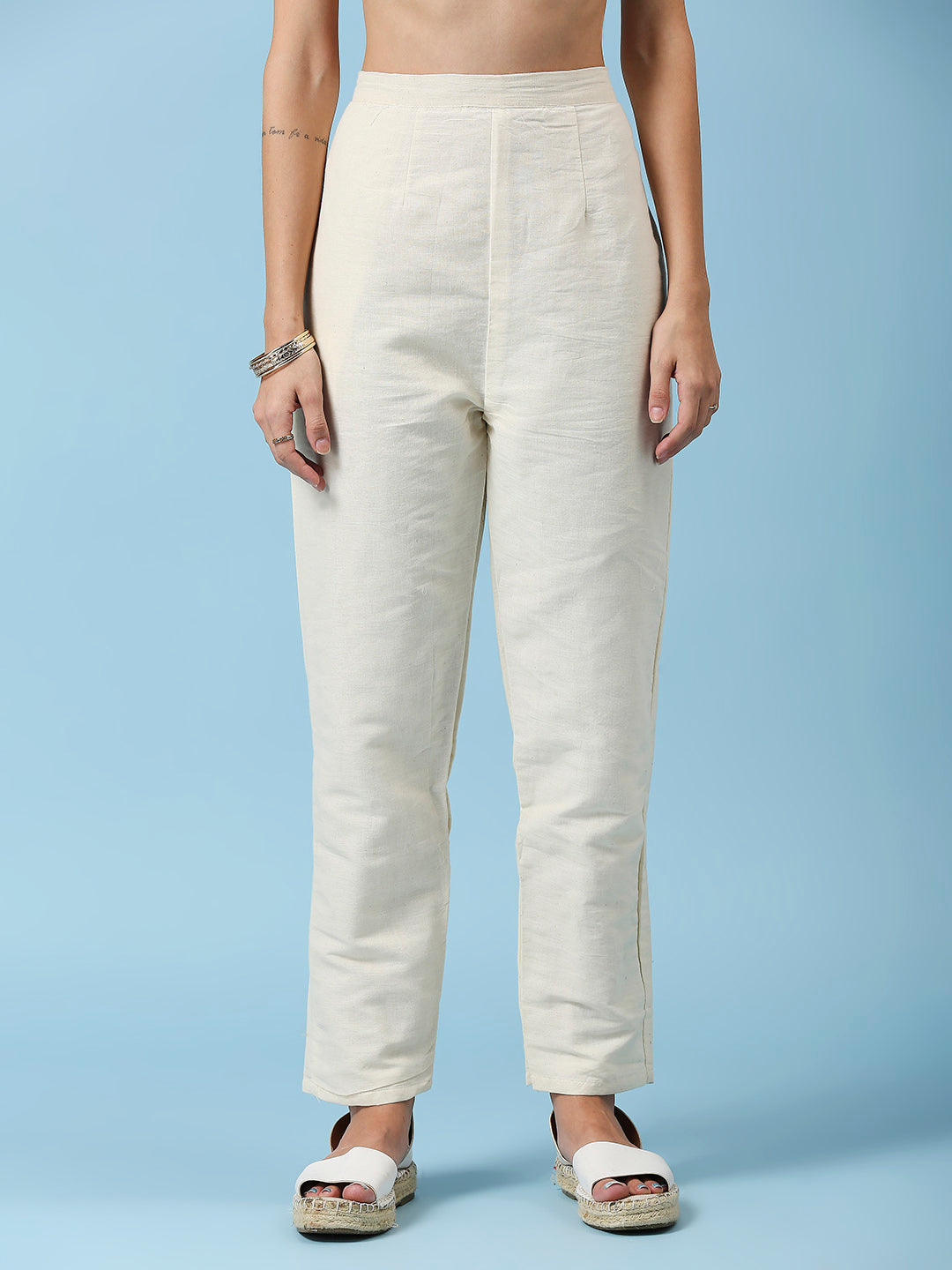 Embroidered Khadi Cotton Summer Top