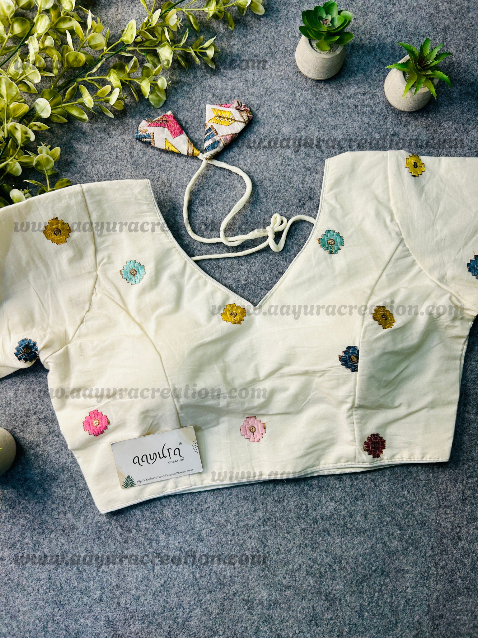 Embroidery Cotton Blouse