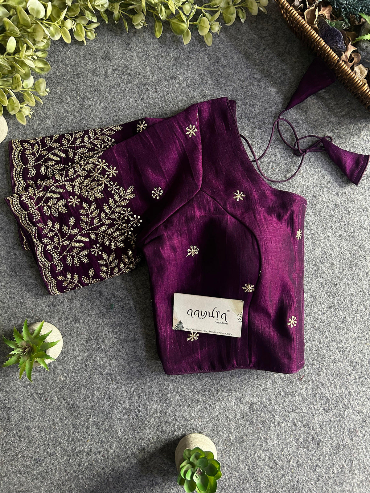 Rajsi Vichitra Zari Work Blouse