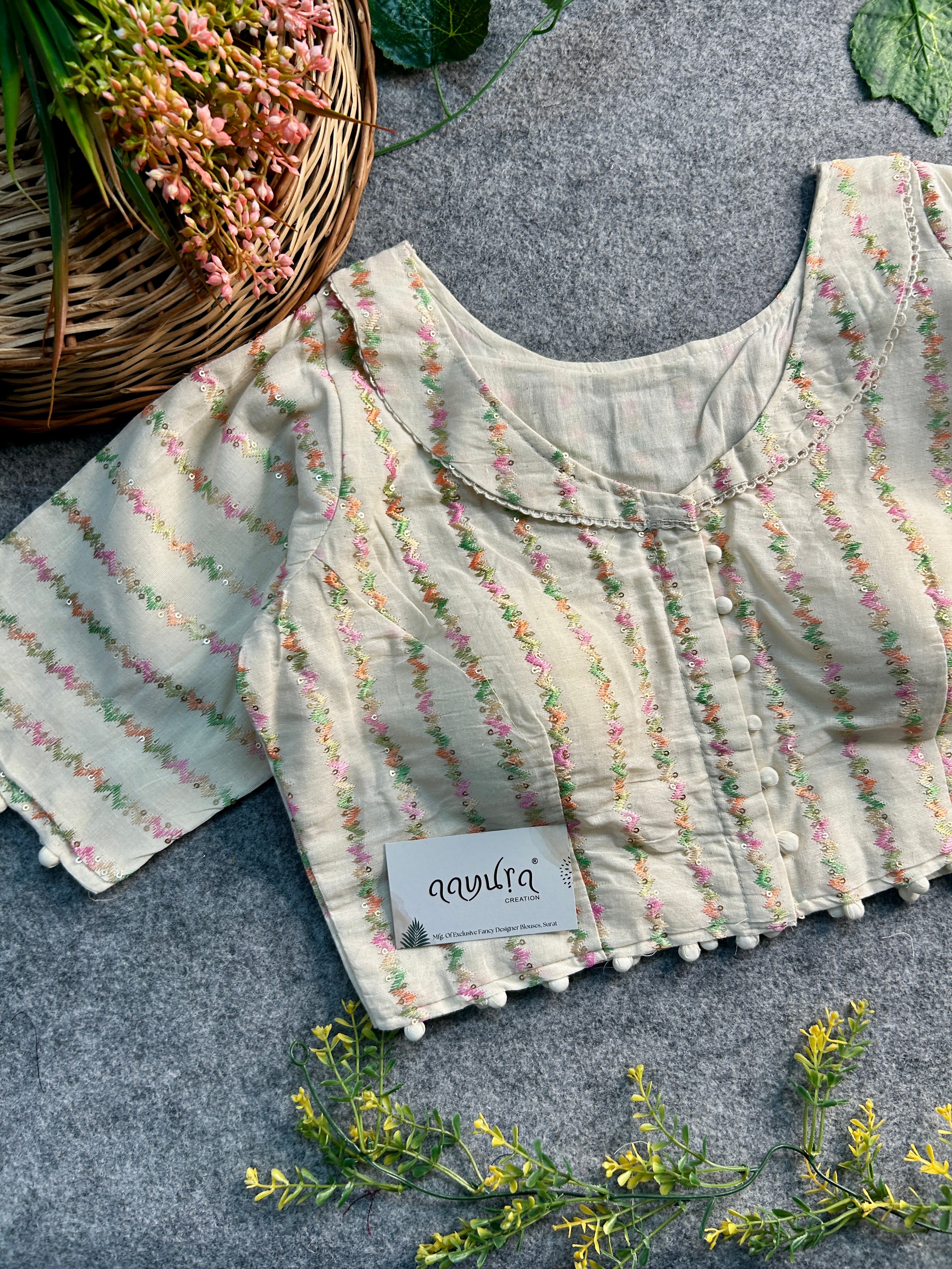 Khadi Cotton Blouse