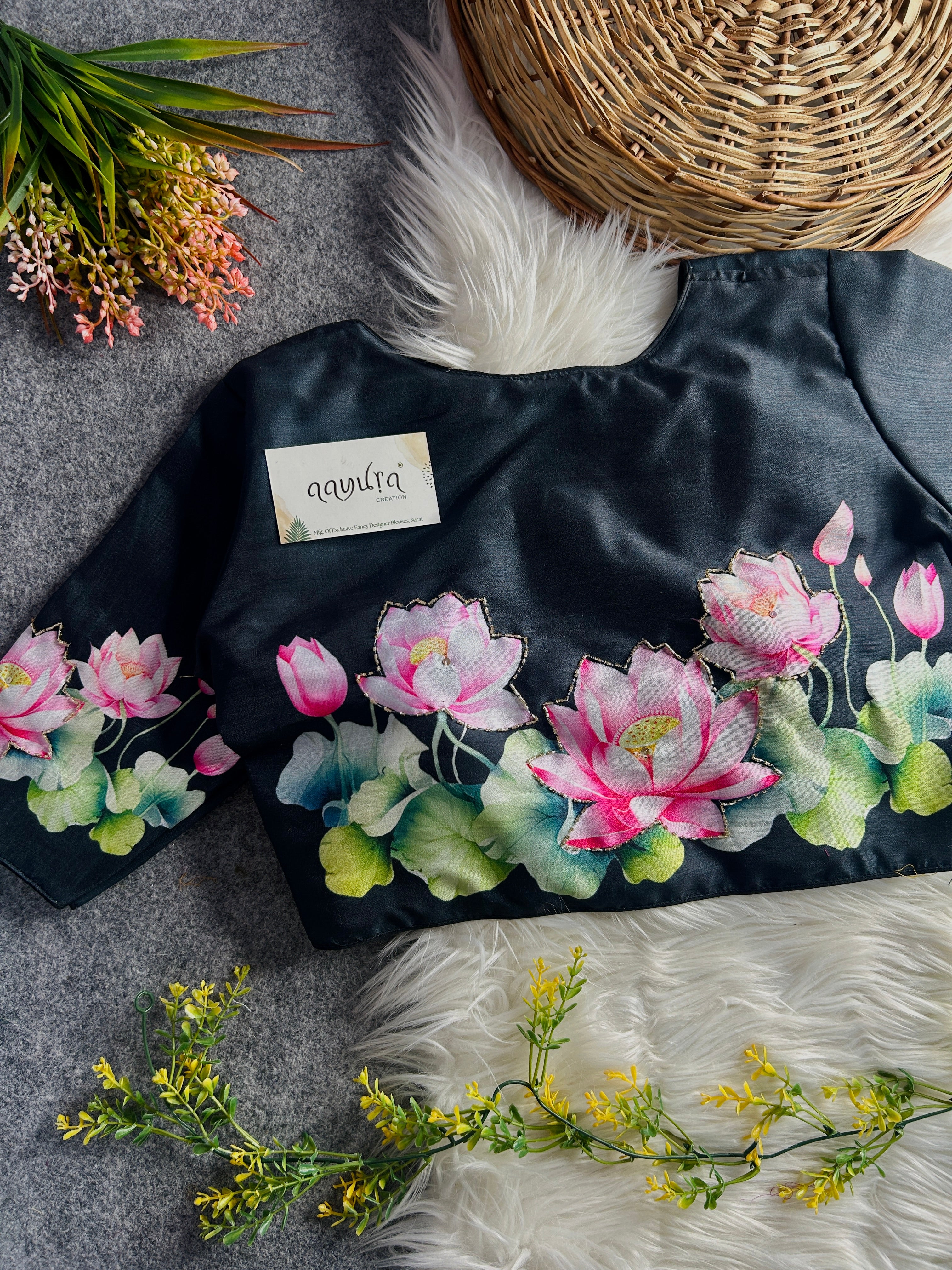 LOTUS PRINT BLOUSE - 2