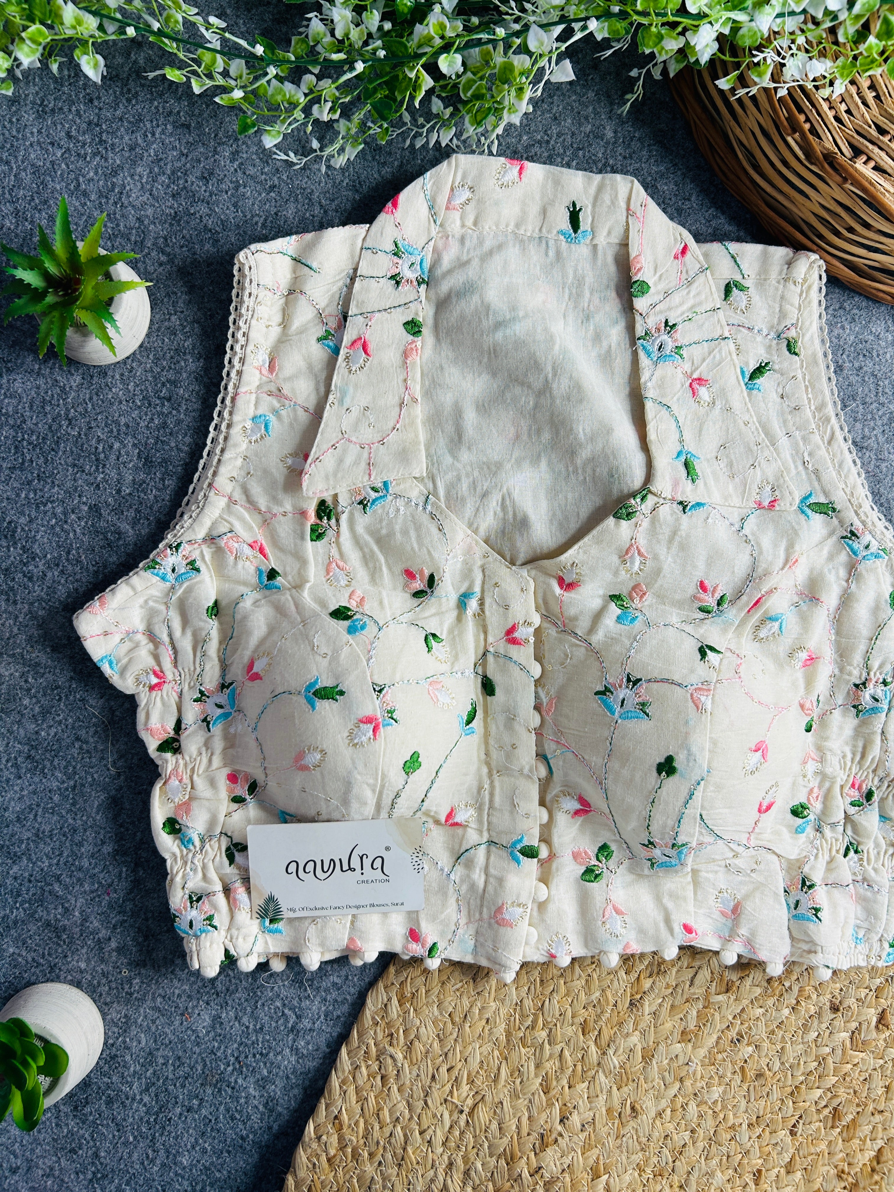 Khadi Stretchable Blouse
