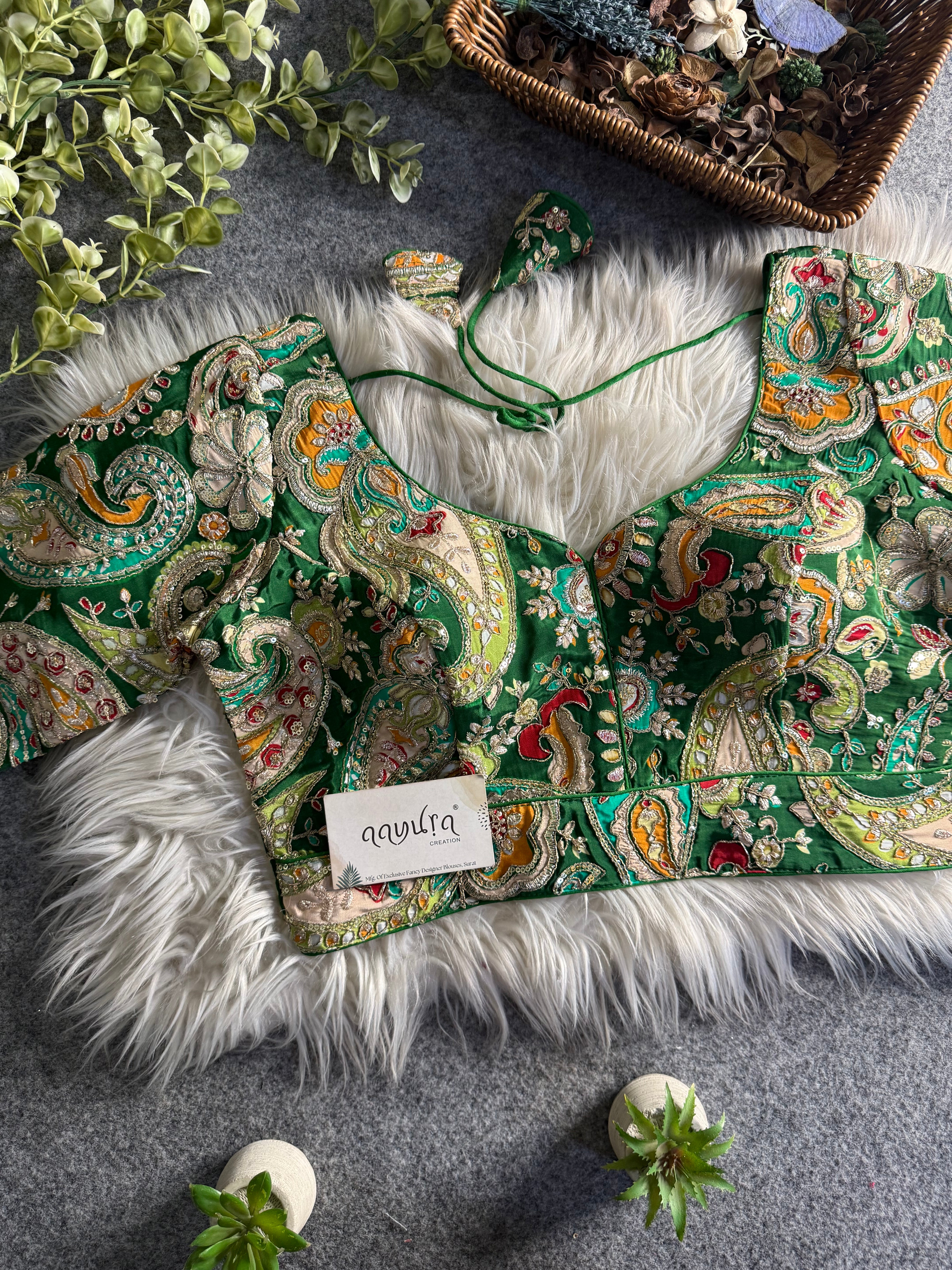 Elbow Sleeves Position Work Blouse