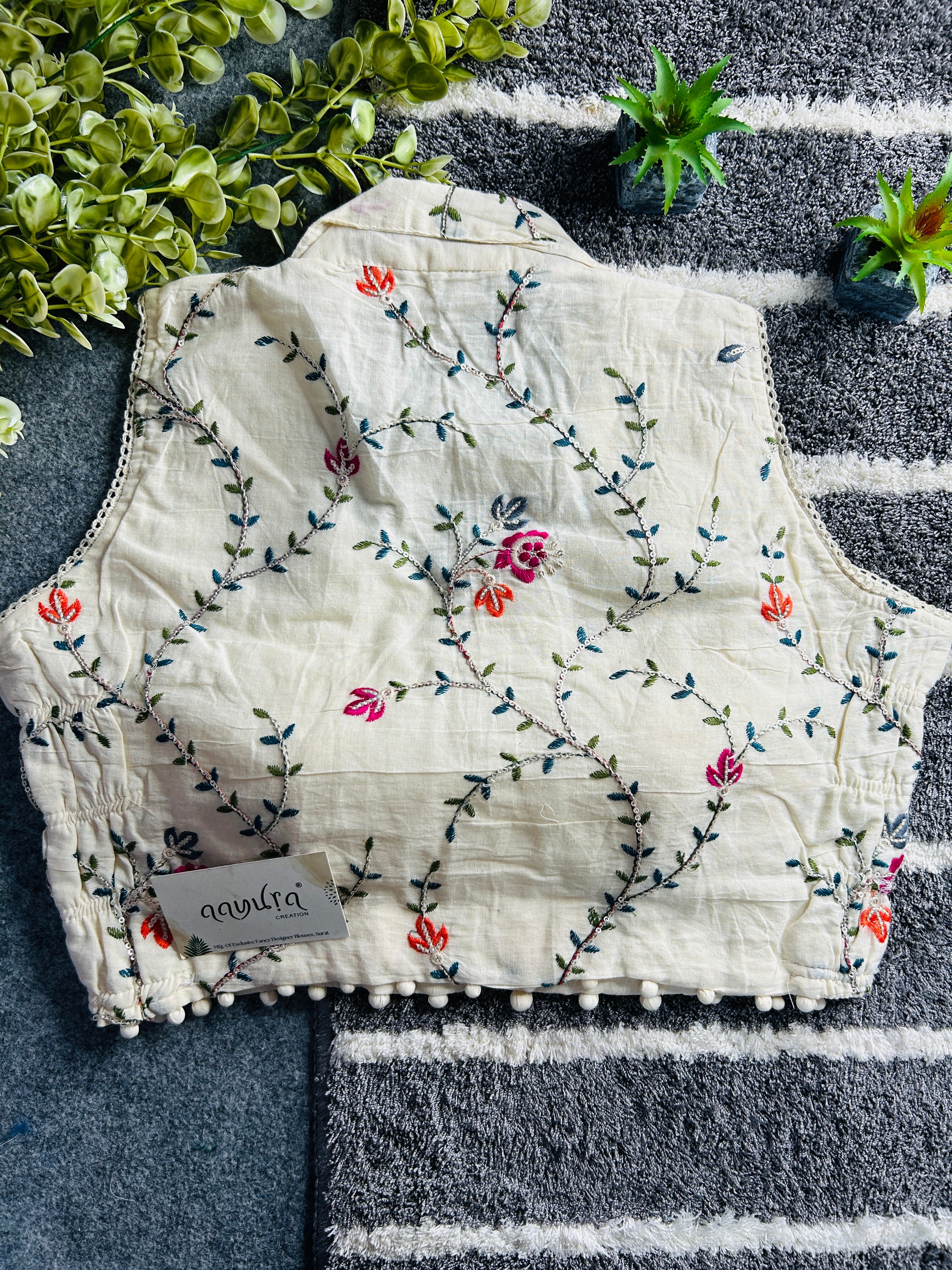 Khadi Stretchable Blouse