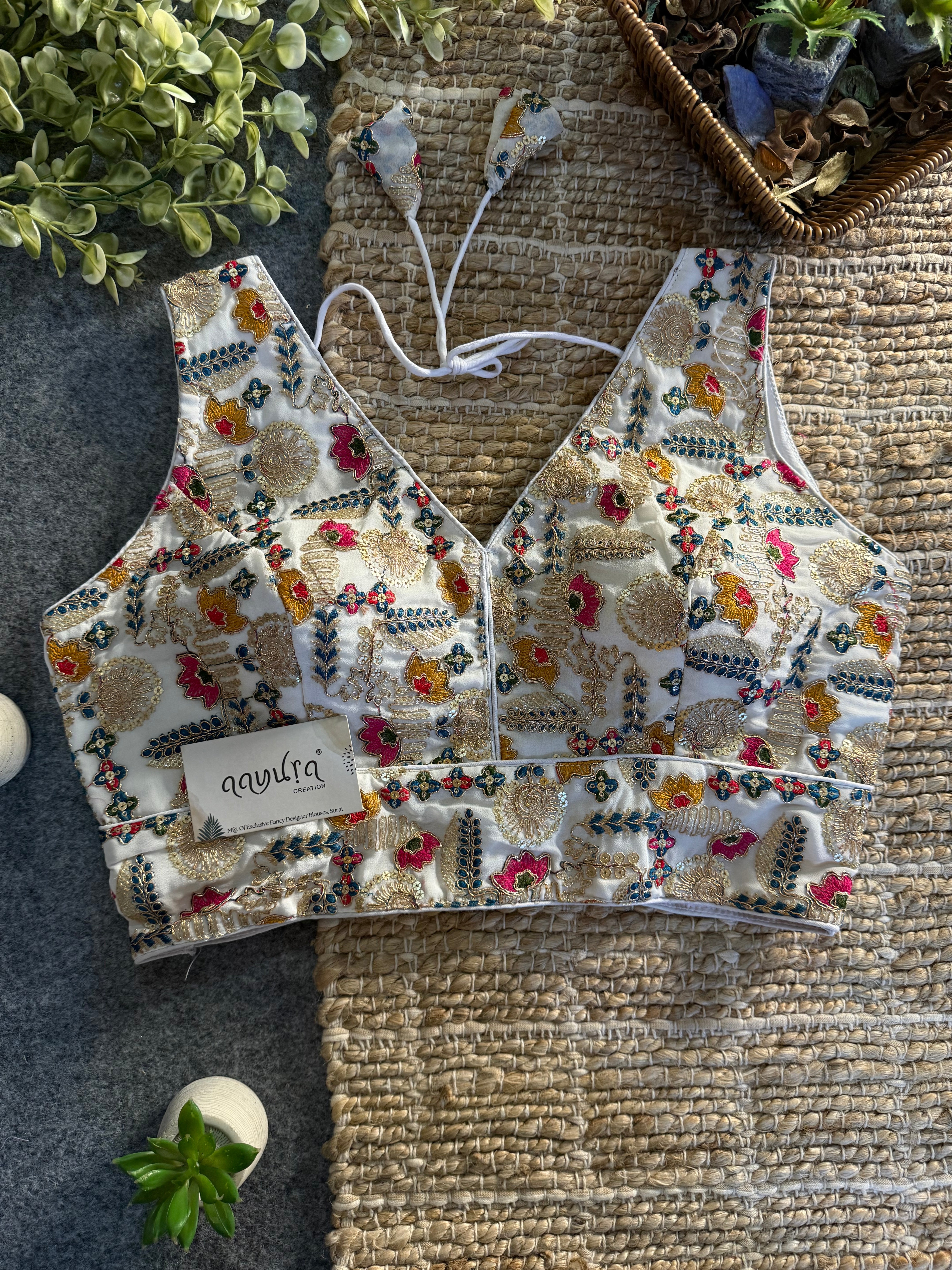 Embroidered Work Blouse