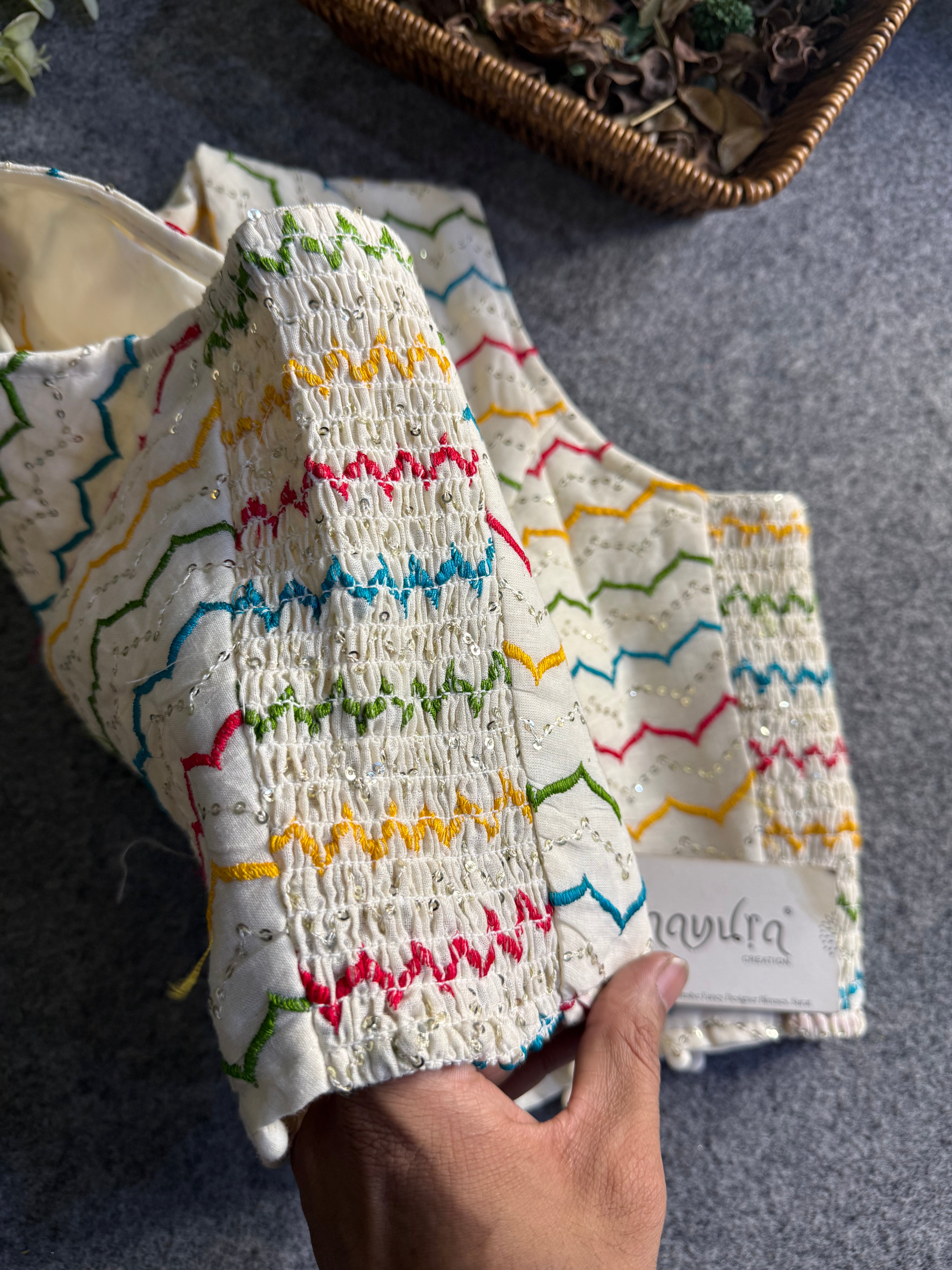 FlexiFit Cotton Designer Blouse