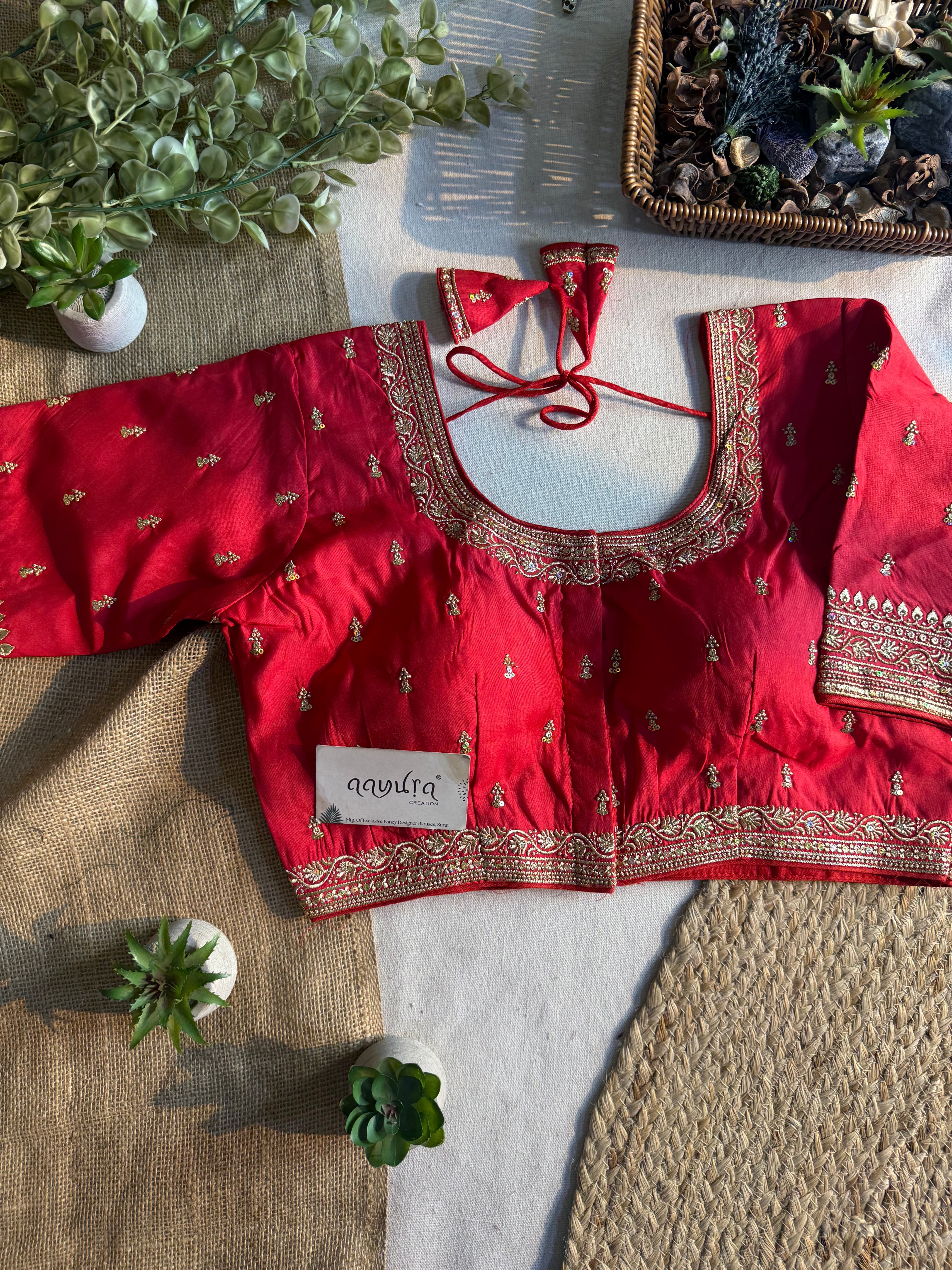 Mystique Embroidery Work Blouse