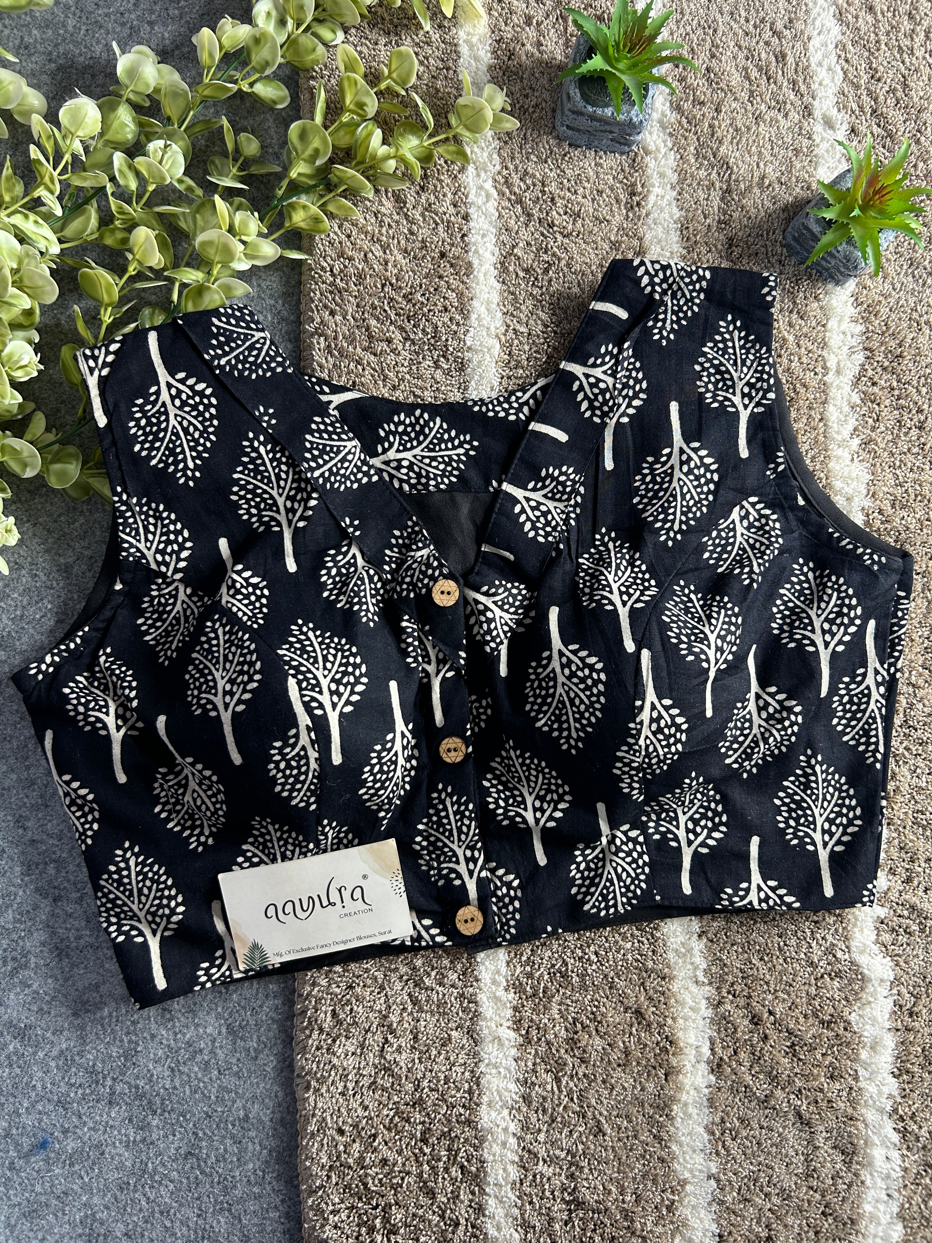 Cotton Coller Blouse