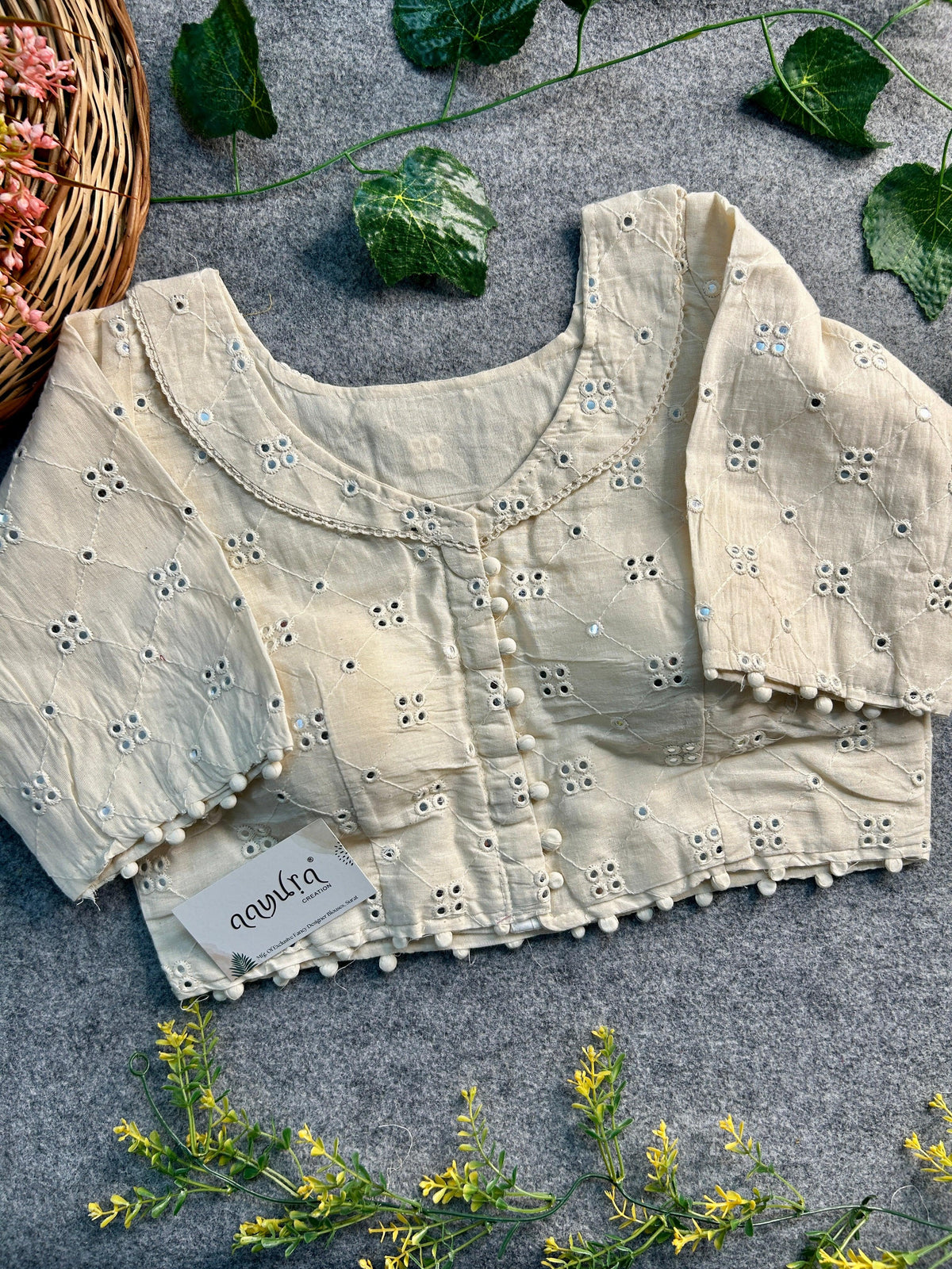 Cotton Collar Blouse
