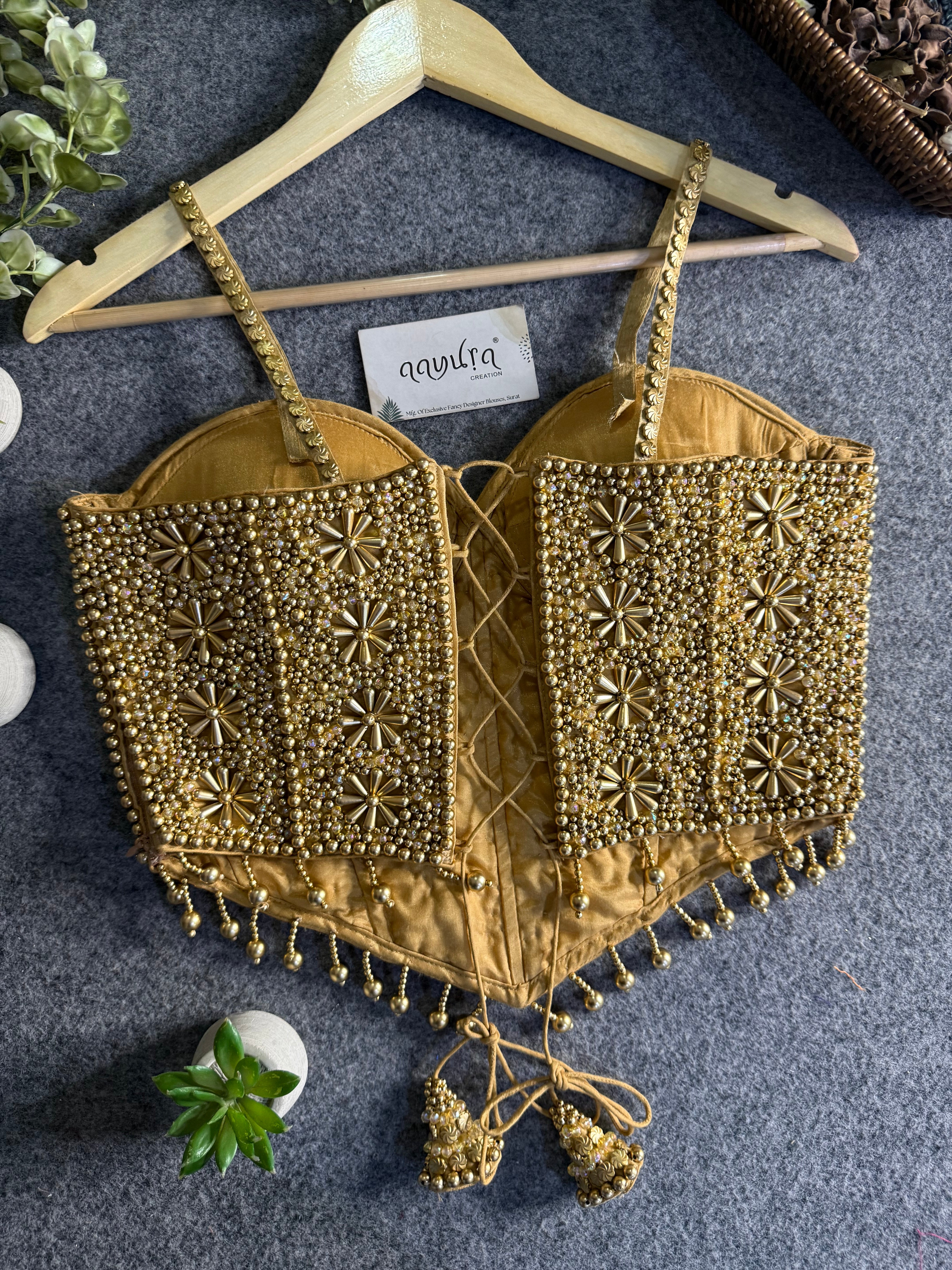 CHIKU GOLD CHITRA CO-ORD SET